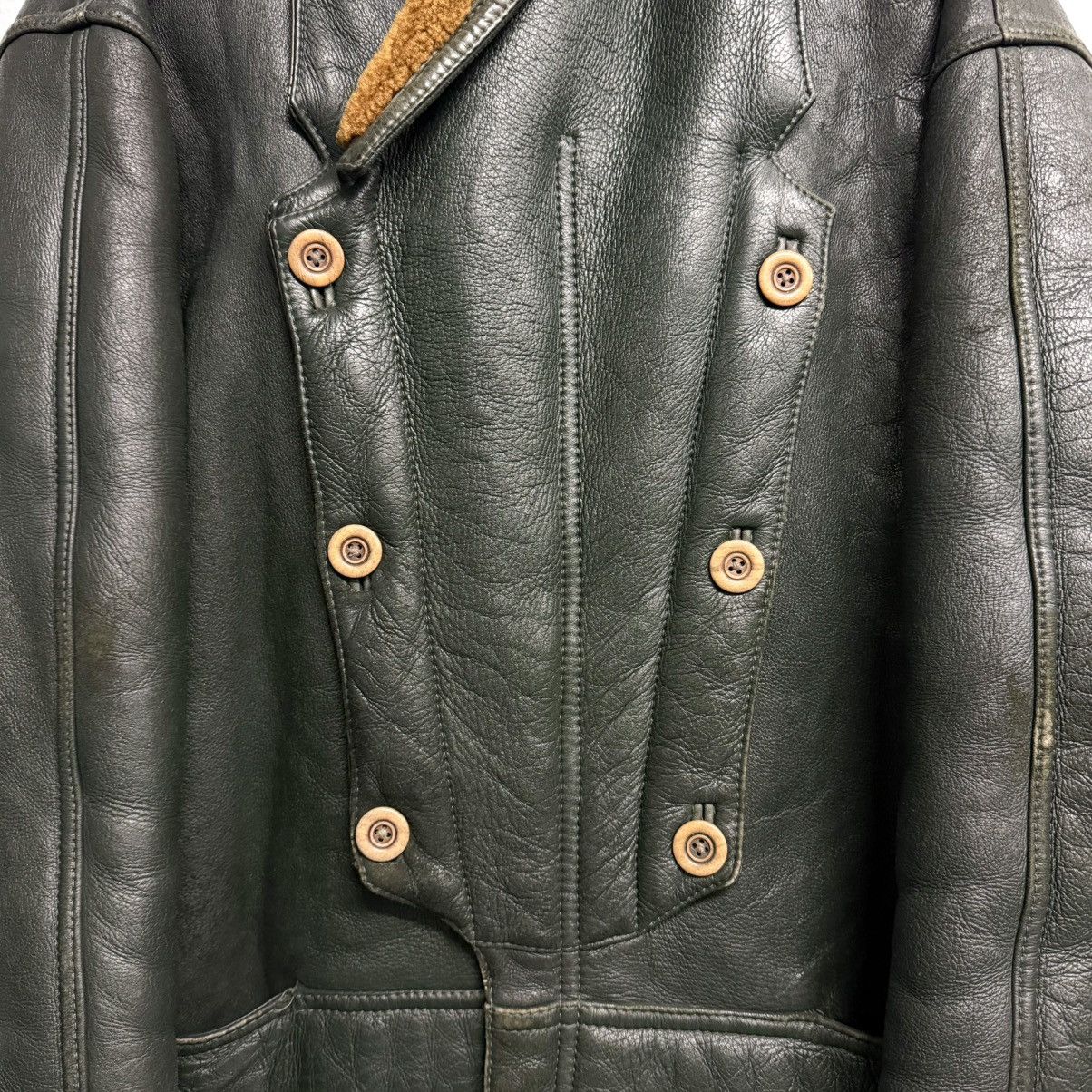 Marithe + Francois Girbaud MARITHÉ FRANÇOIS GIRBAUD 1980s Shearling Leather Jacket Size US XL / EU 56 / 4 - 6 Thumbnail