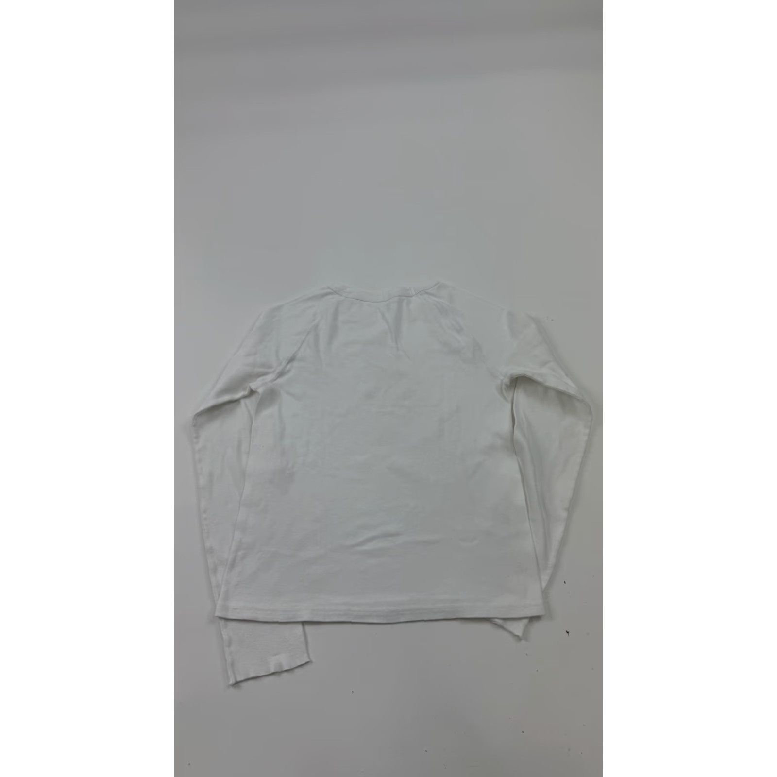Brandy Melville Brandy Melville Shirt Womens One Size White Long Sleeve Crewneck 100% Cotton Basic Size ONE SIZE - 3 Thumbnail