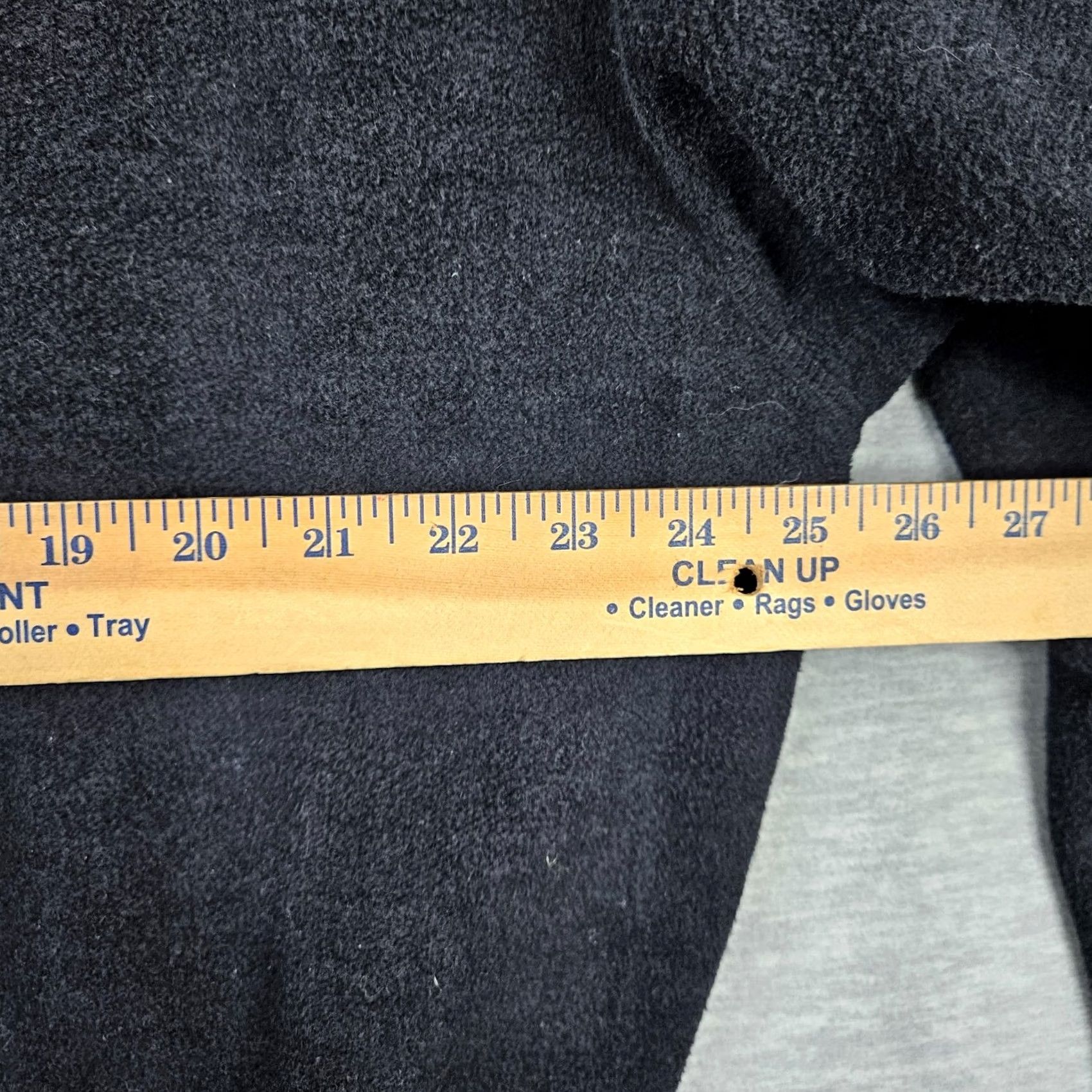 Vintage SDI Men’s V-Neck Black Heavy Solid Cotton Pullover Fleece Sweatshirt L Size US L / EU 52-54 / 3 - 5 Thumbnail