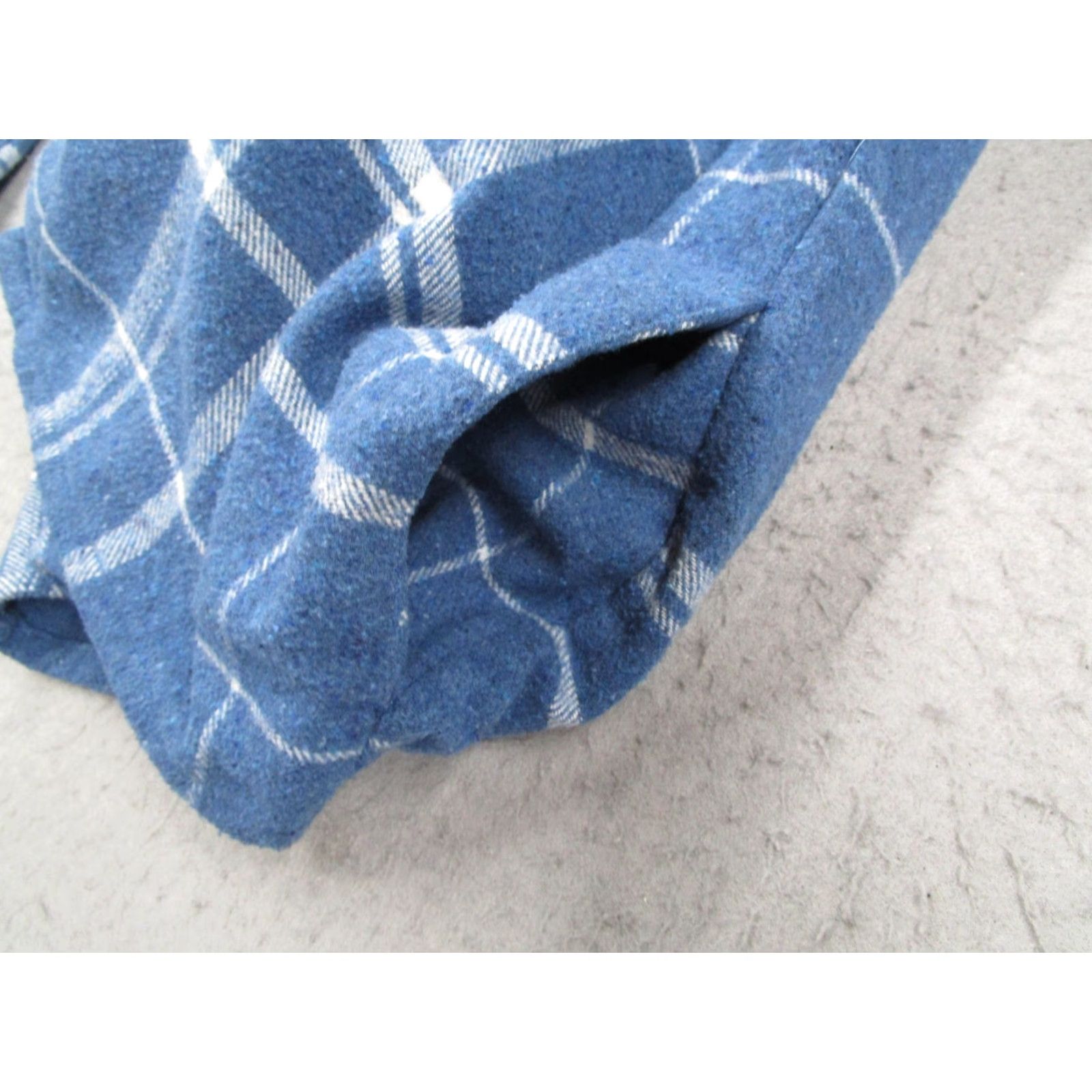 Anerkjendt Anerkjendt Shirt Mens Medium Blue White Big Check Plaid Overshirt Regular Fit Size US M / EU 48-50 / 2 - 5 Thumbnail