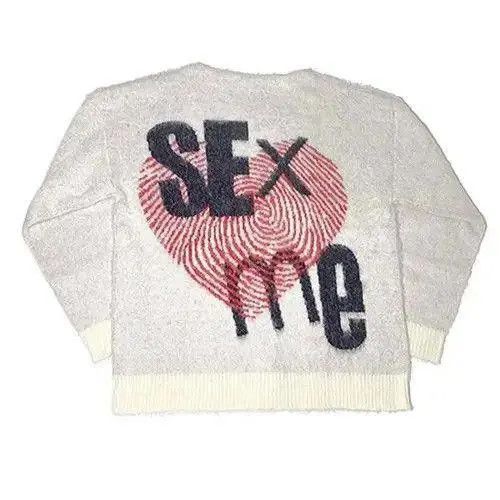 Other Akiyama x Asano I Love S@X Knit Cardigan Sweater Size US M / EU 48-50 / 2 - 3 Thumbnail