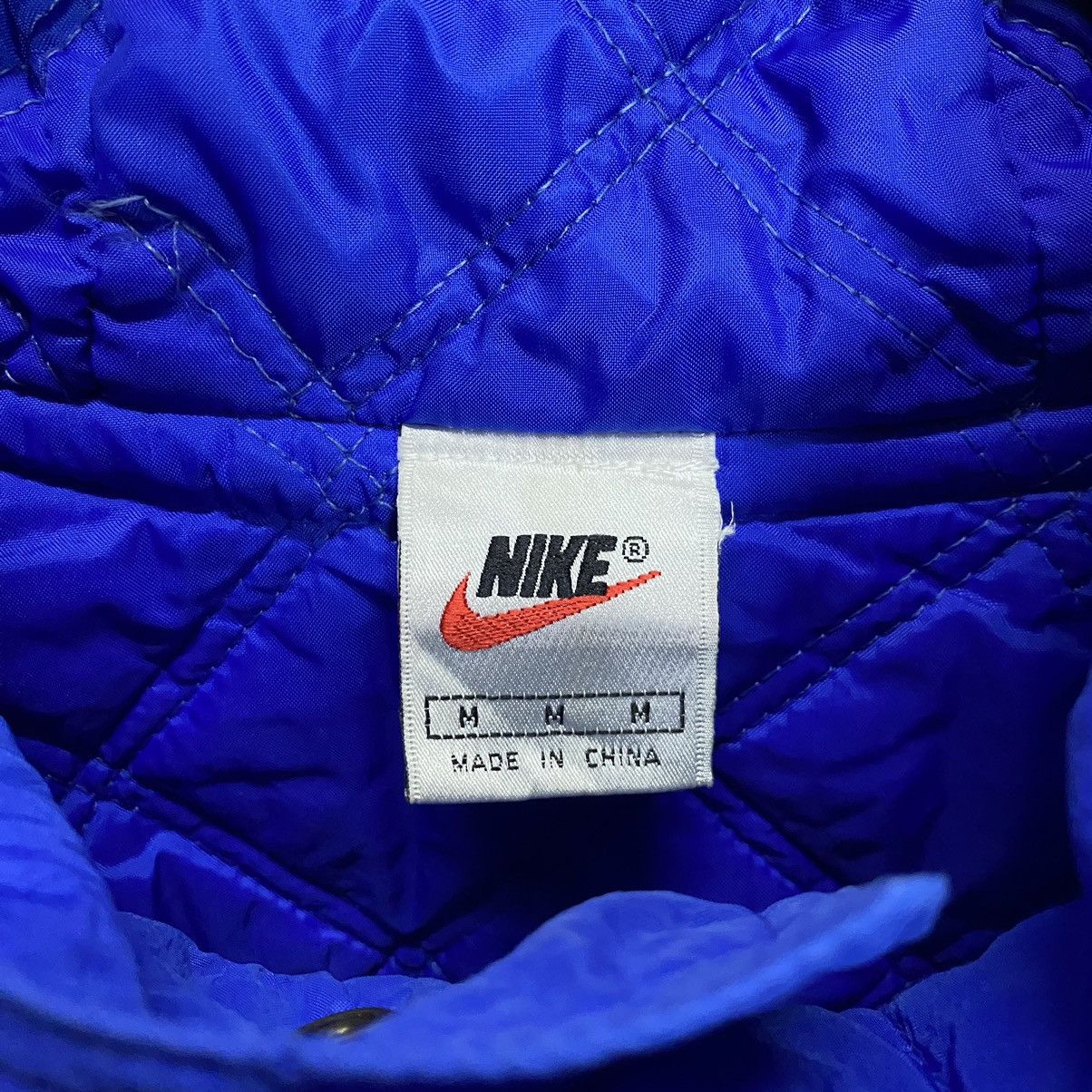 Nike × Vintage Nike 90s Big swoosh padded parka hoodie jacket Size US M / EU 48-50 / 2 - 18 Thumbnail