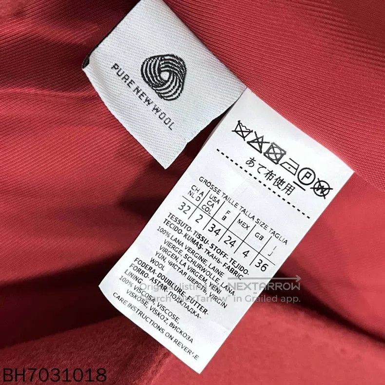 Max Mara Max Mara Long Red Wool Coat Size XS / US 0-2 / IT 36-38 - 5 Thumbnail