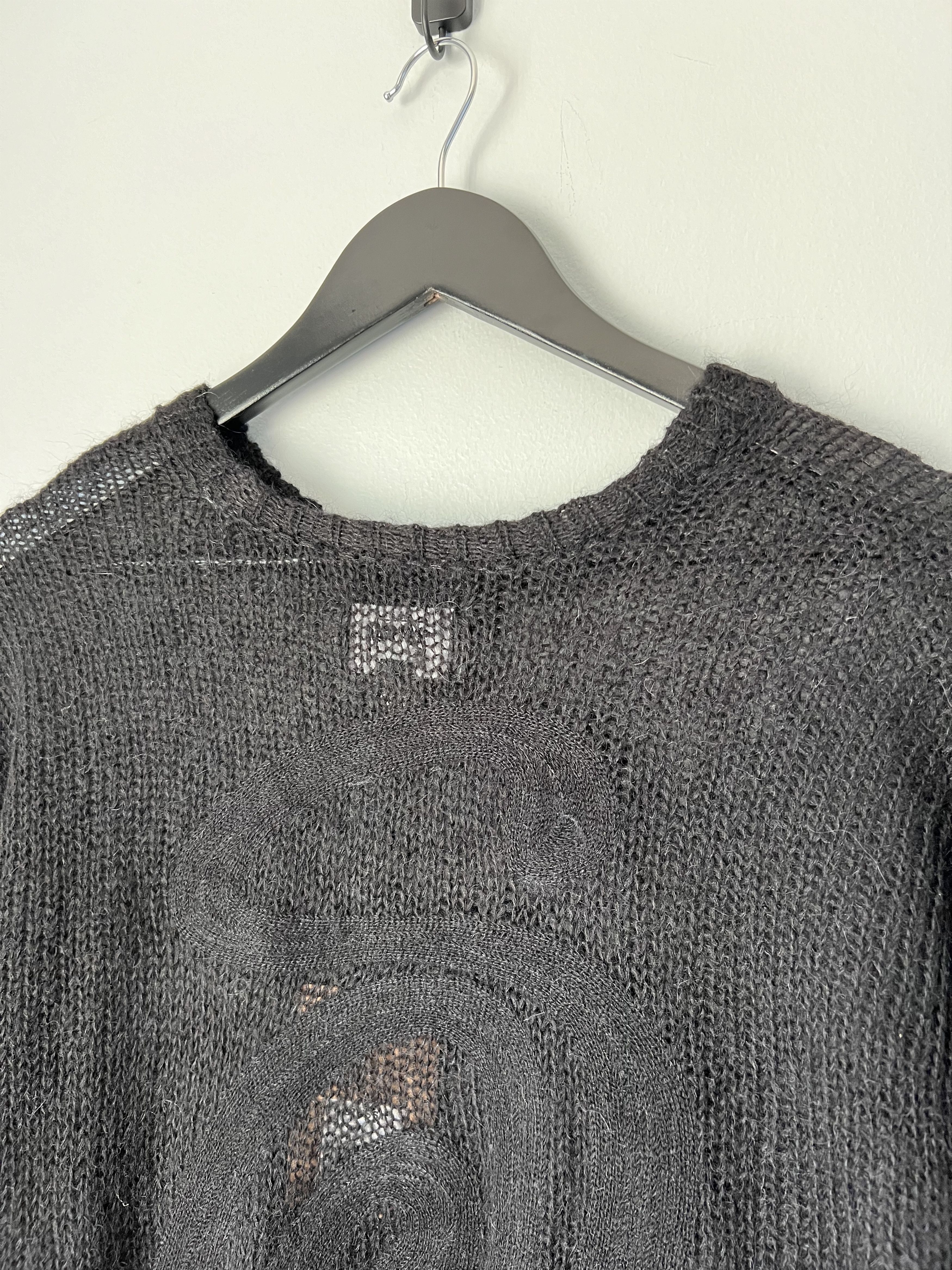 Stussy Stussy S Loose Knit Sweater in Black Size US M / EU 48-50 / 2 - 2 Thumbnail