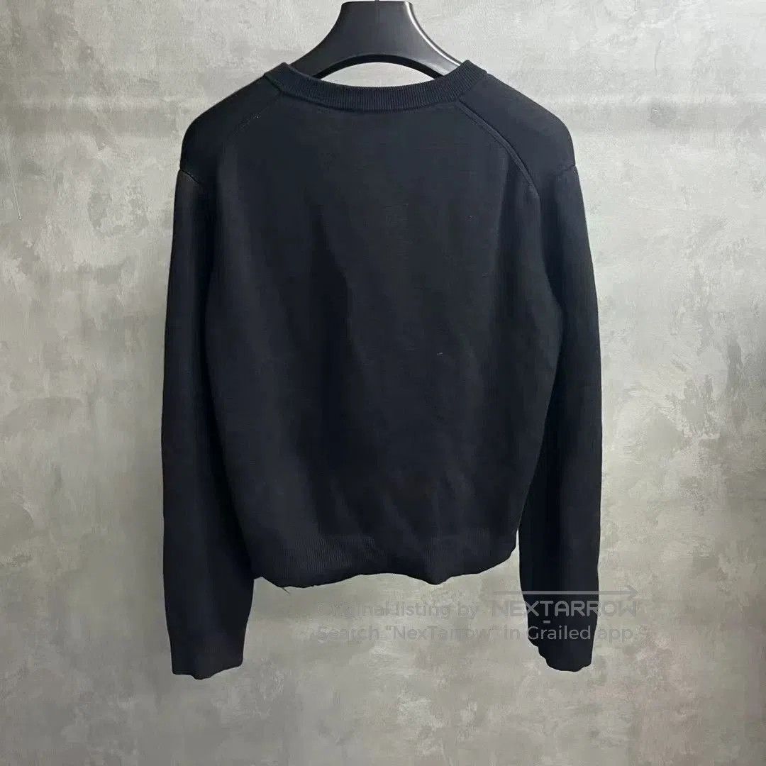 Gucci Gucci Black Wool Blend Jacquard Knit Sweater. Size US XXL / EU 58 / 5 - 5 Thumbnail