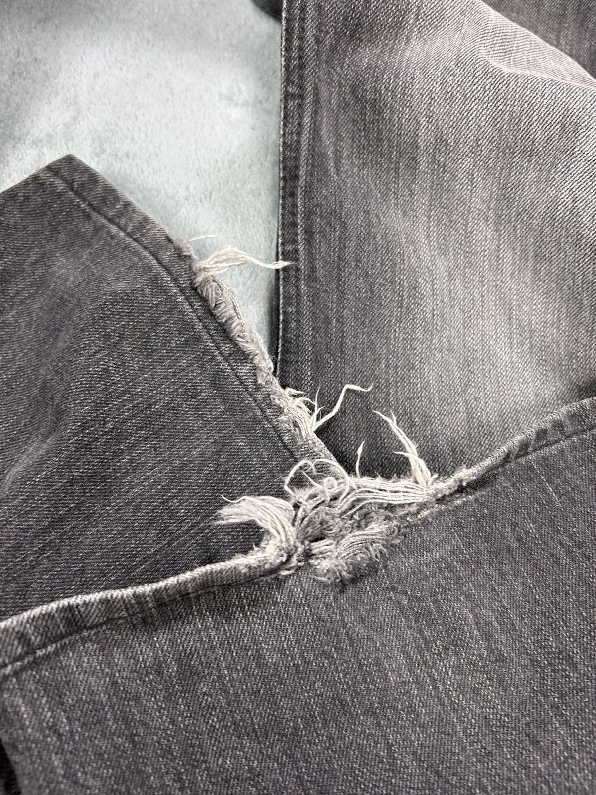 Japanese Brand Rupert Edge Distressed Flared Denim Pants. s0204 Size US 32 / EU 48 - 15 Thumbnail