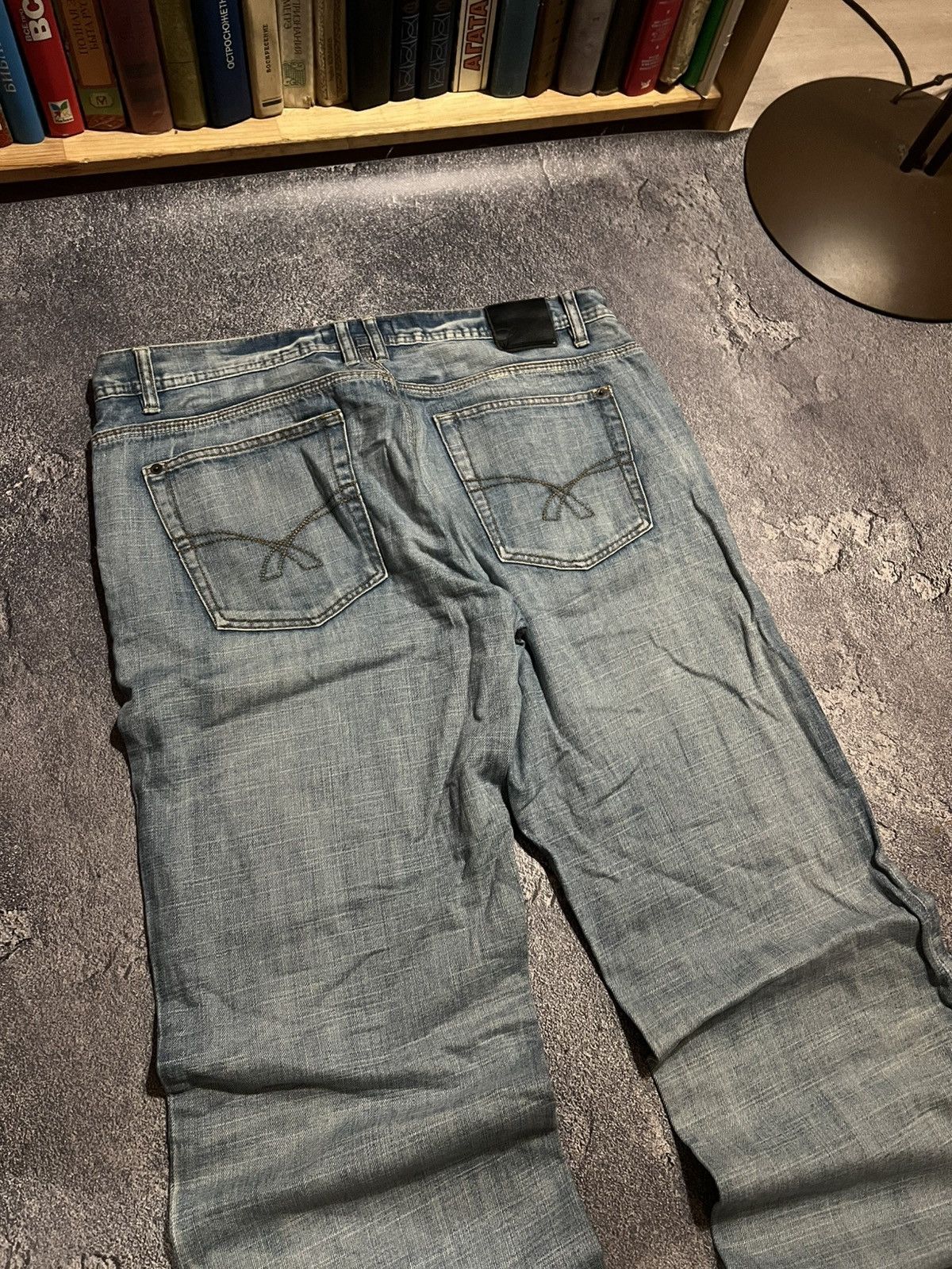 Vintage Avan-Garde Baggy Vintage Style Jeans / Retro Streetwear 90 Size US 38 / EU 54 - 2 Thumbnail
