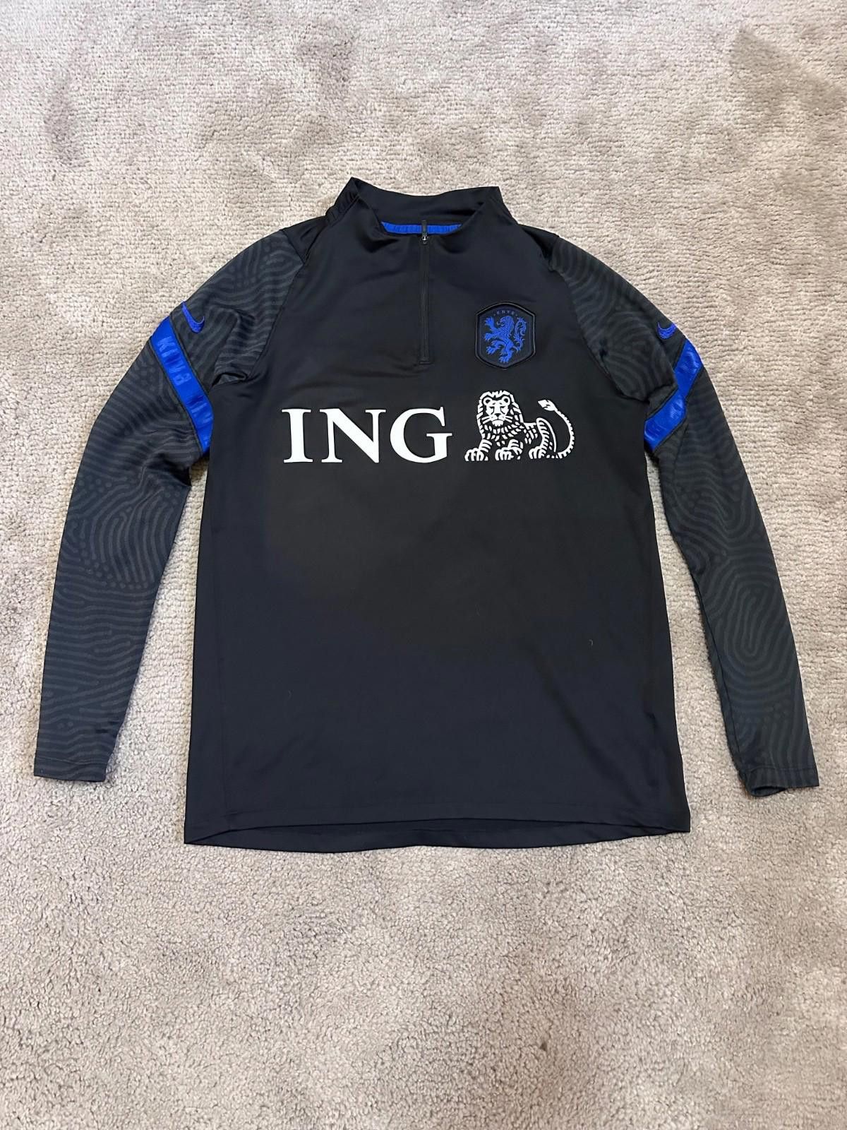 Nike HOLLAND NETHERLANDS NIKE FOOTBALL TRAINING LONGSLEEVE TOP Size US L / EU 52-54 / 3 - 1 Thumbnail