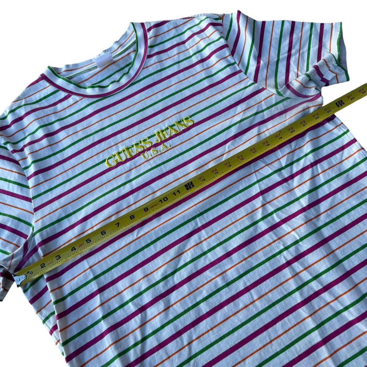 Guess Guess Farmers Market Produce Sean Wotherspoon Striped Shirt Size US XL / EU 56 / 4 - 9 Thumbnail