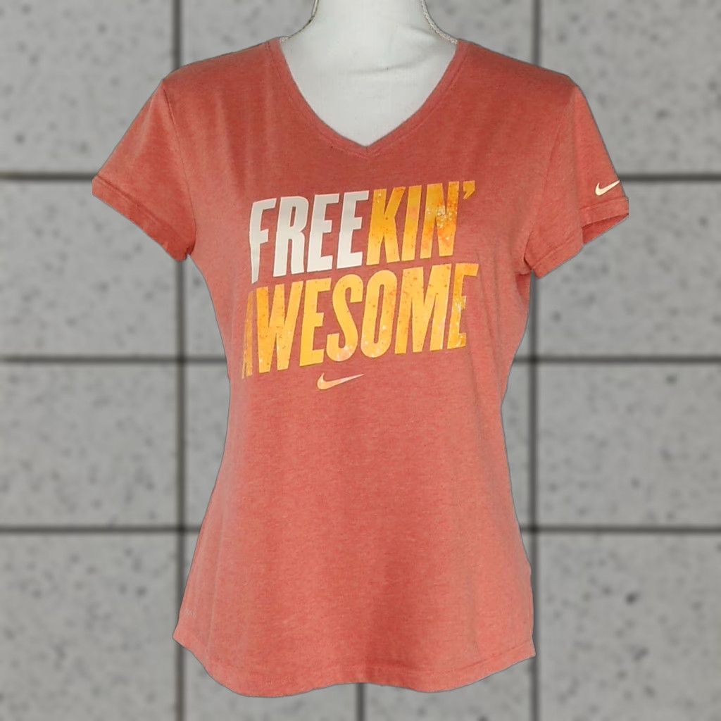Nike Nike Dri-Fit Womens T-Shirt Shirt Top Activewear Logo Graphic Orange XS-XL Shirts M Womens Nike Dri-Fit Top Shirt Dri-Fit Nike Logo Activewear Graphic Size M / US 6-8 / IT 42-44 - 1 Thumbnail