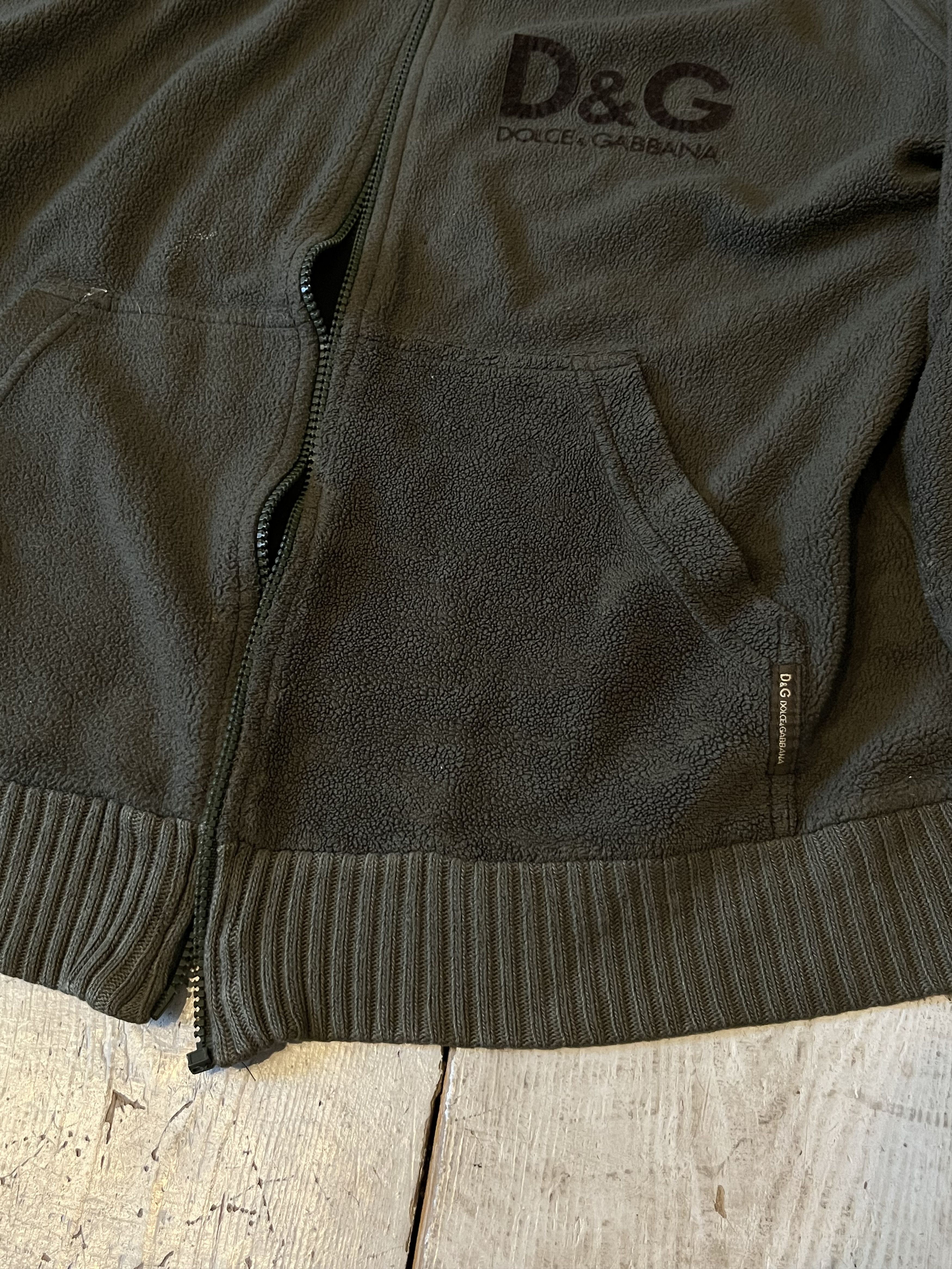 Dolce & Gabbana × Vintage 90s Dolce & Gabbana D&G Archive Zip Fleece Size US L / EU 52-54 / 3 - 7 Thumbnail