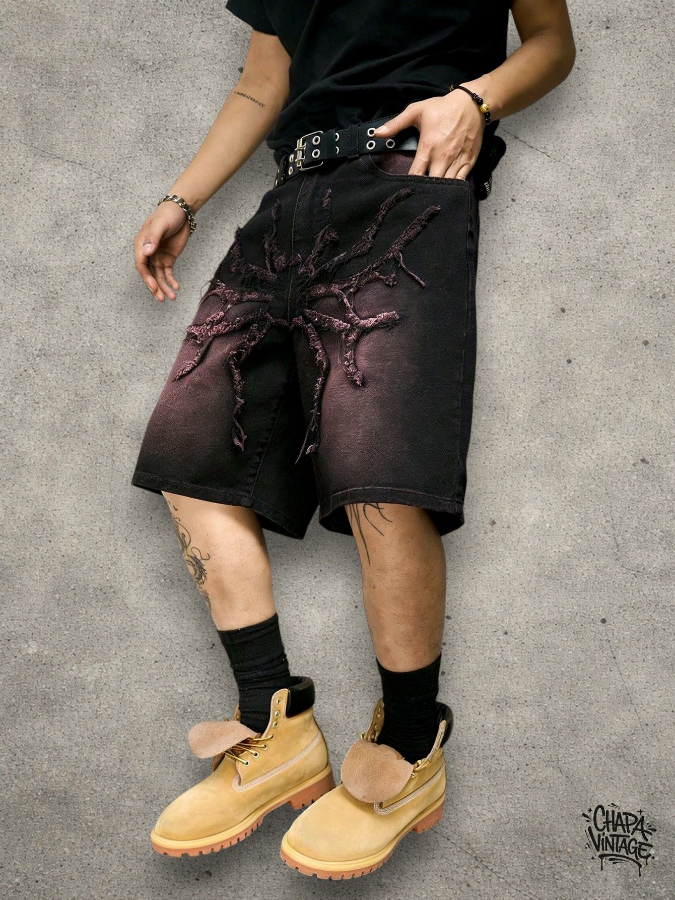 Japanese Brand Opium Spider shorts Size US 32 / EU 48 - 2 Thumbnail