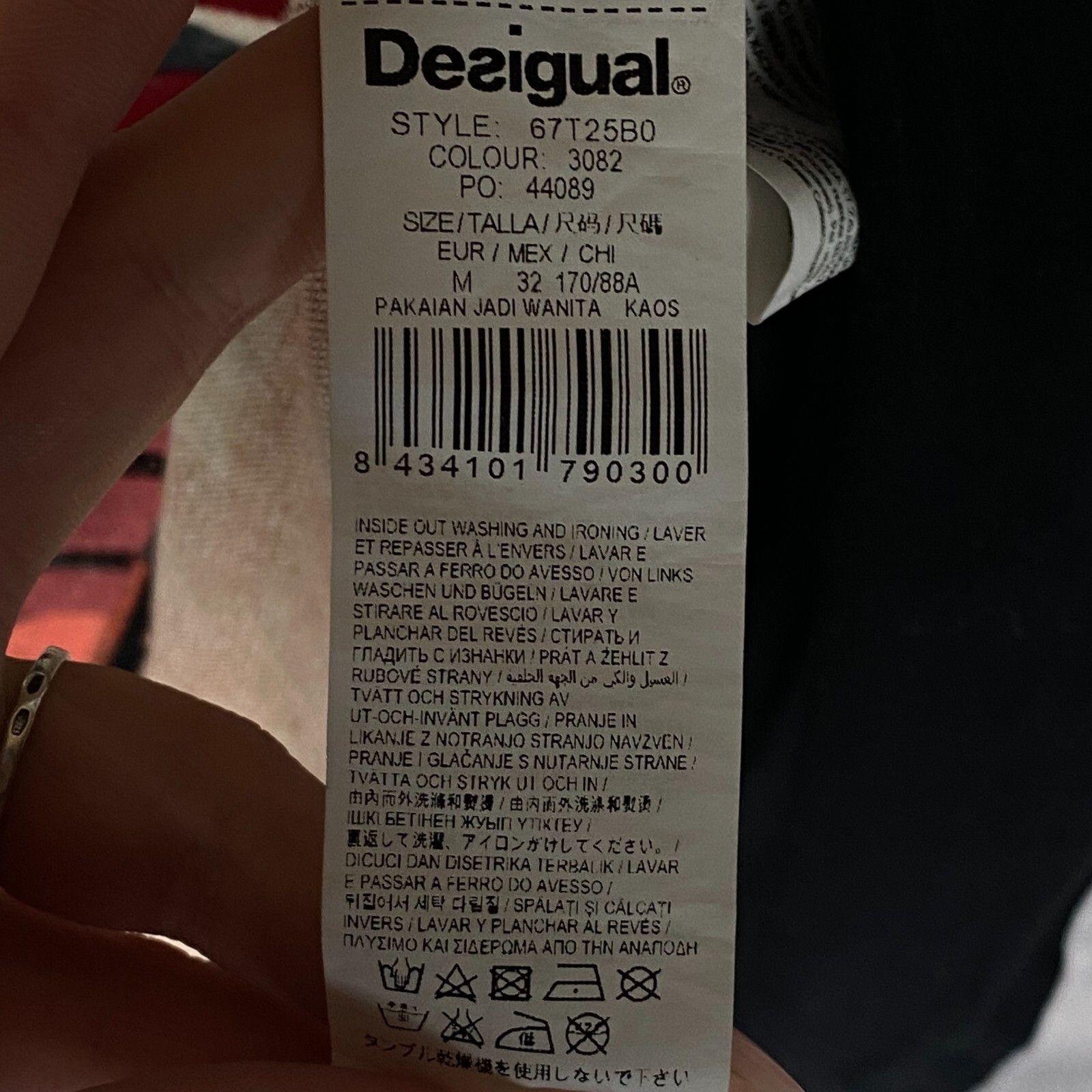 Desigual Desigual Blouse Women's Size M Multicolor Long Sleeve ` Size M / US 6-8 / IT 42-44 - 5 Thumbnail