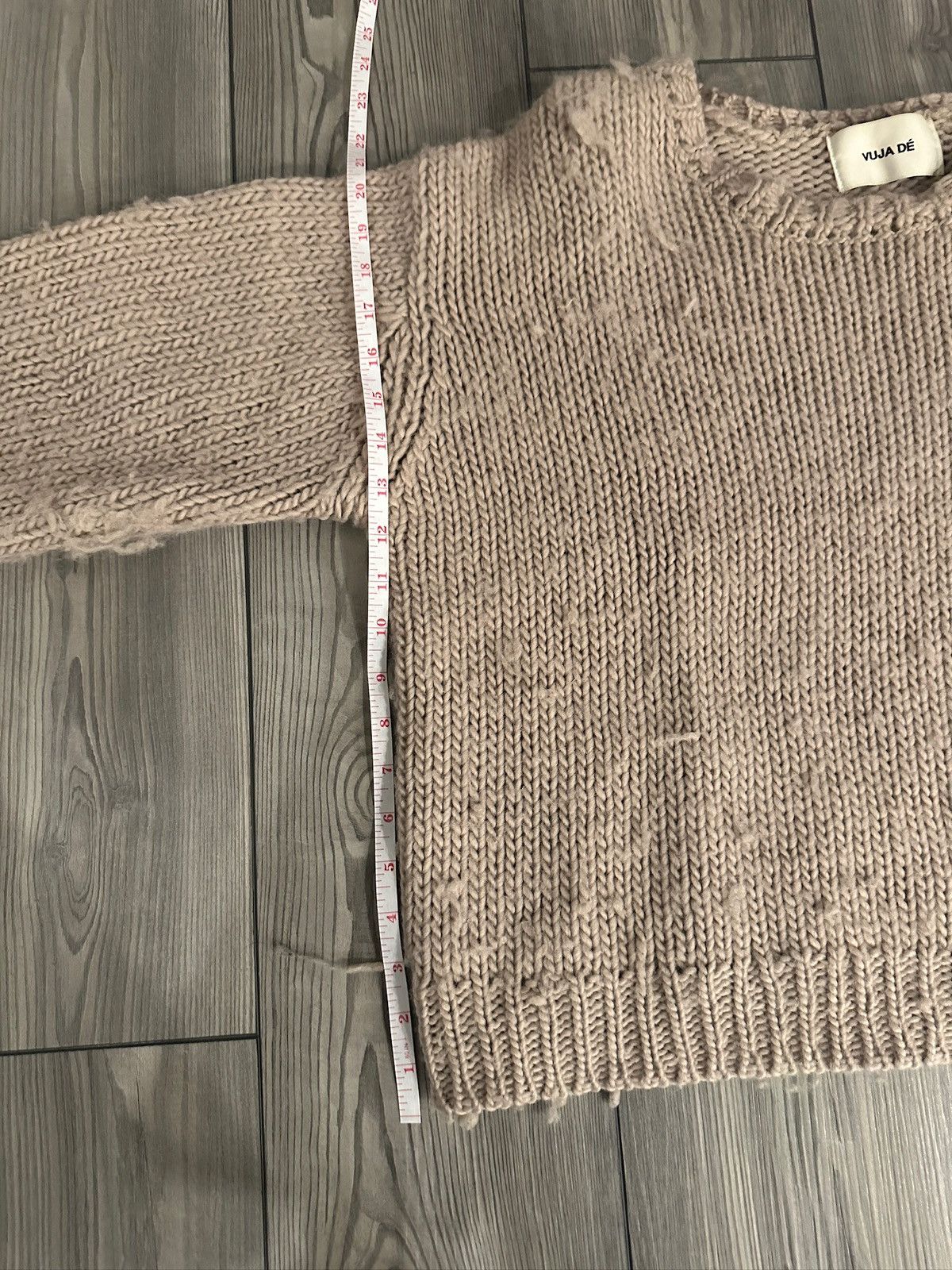 Vuja De Vuja De Low-Guage Knit Sweater (Nude Ivory) Size US M / EU 48-50 / 2 - 3 Thumbnail