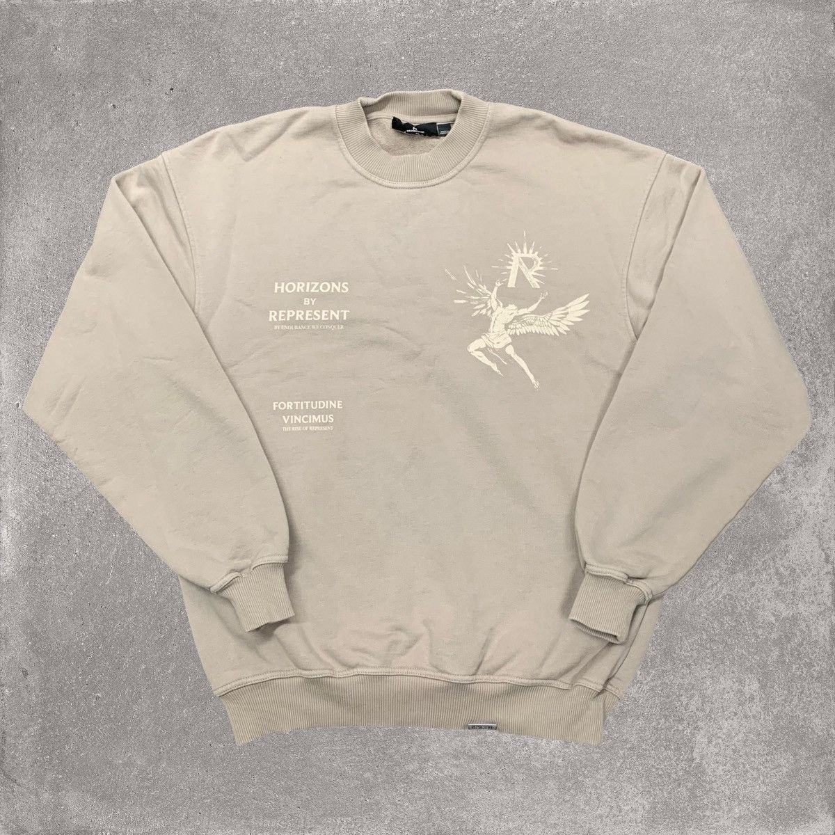 Represent Clo. Represent XS Icarus Beige Taupe Sweater Sweatshirt Crewneck Size US XS / EU 42 / 0 - 2 Thumbnail