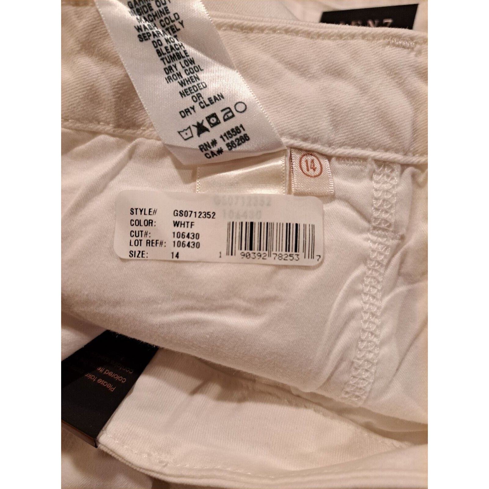 7 For All Mankind 7 For All Mankind Jen 7 Slim Bootcut Jeans Seven White 14 Size 36" / US 14 / IT 50 - 8 Thumbnail