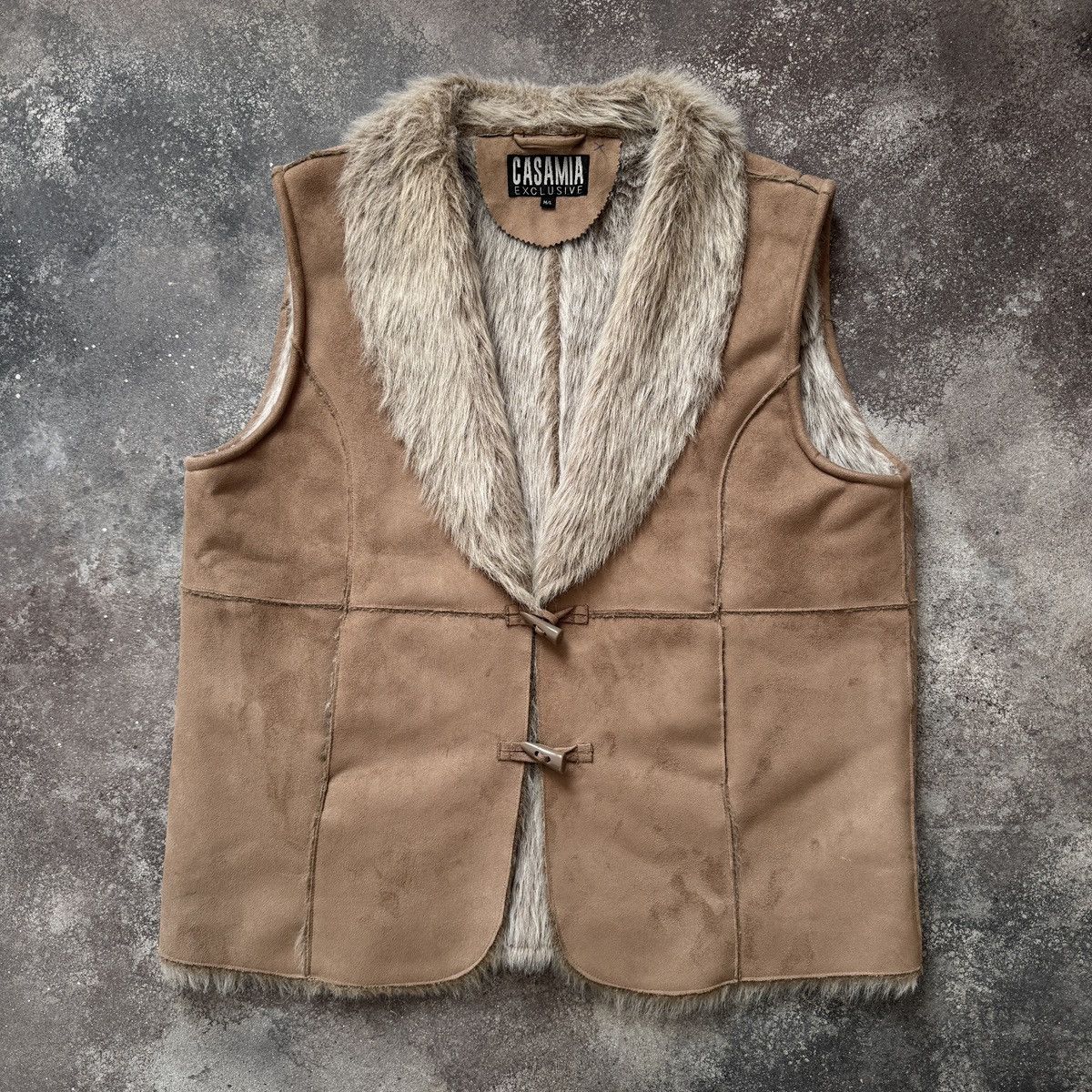 Hysteric Glamour Japan Style Vintage Unisex Faux Fur Shearling Style Vest Size US M / EU 48-50 / 2 - 1 Thumbnail