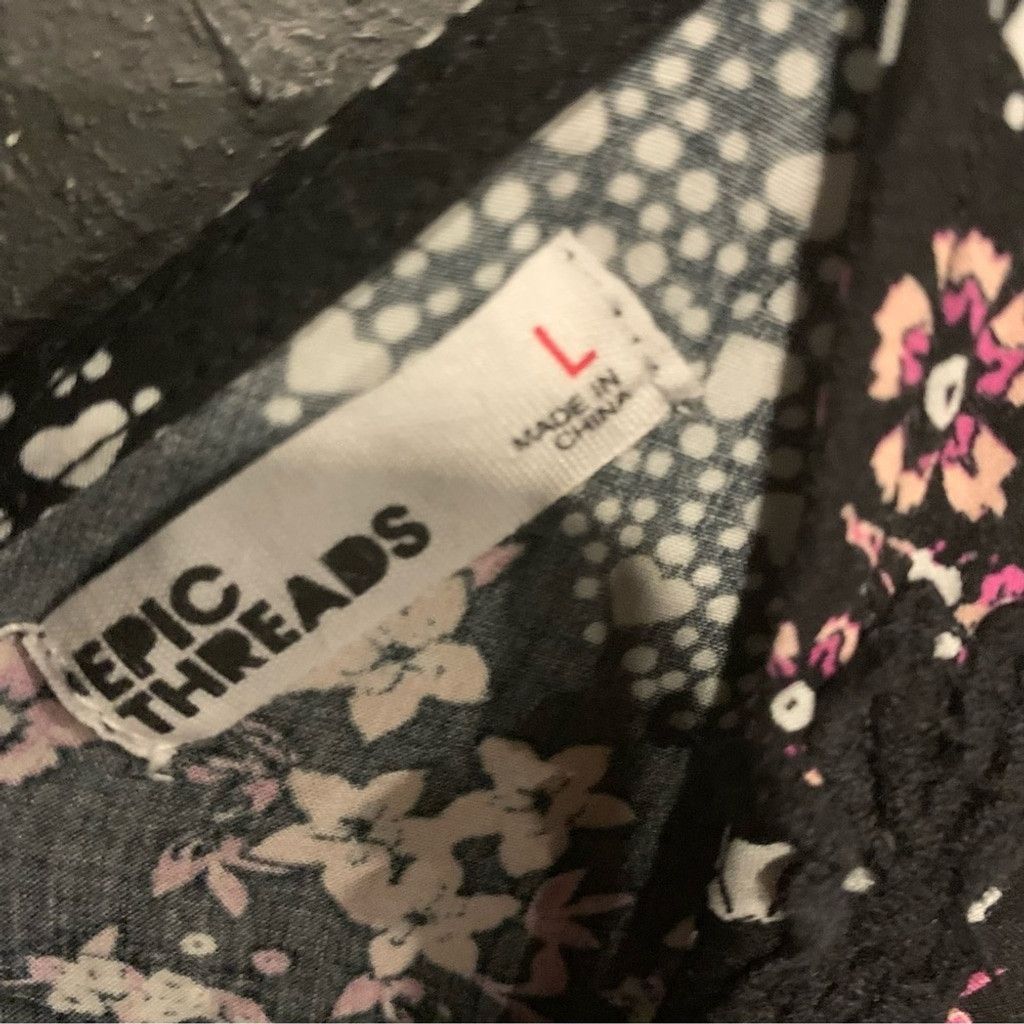 Epic Threads Women’s Epic Threads Blouse Size L / US 10 / IT 46 - 3 Thumbnail