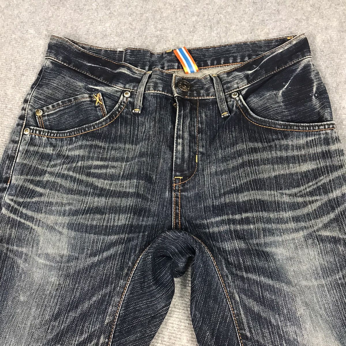 Japanese Brand BANANA STYLE DENIM DISTRESSED JEANS EDWIN PANTS Size US 28 / EU 44 - 7 Thumbnail