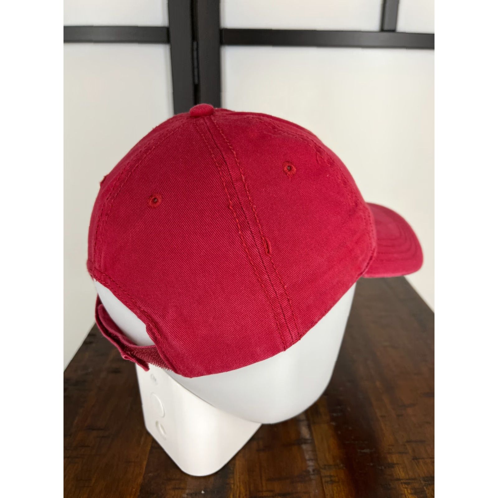 Vintage US Polo Assn Hat Cap Strap Back Adult Red 100% Cotton Since 1890 Twill Golf Size US M / EU 48-50 / 2 - 7 Thumbnail