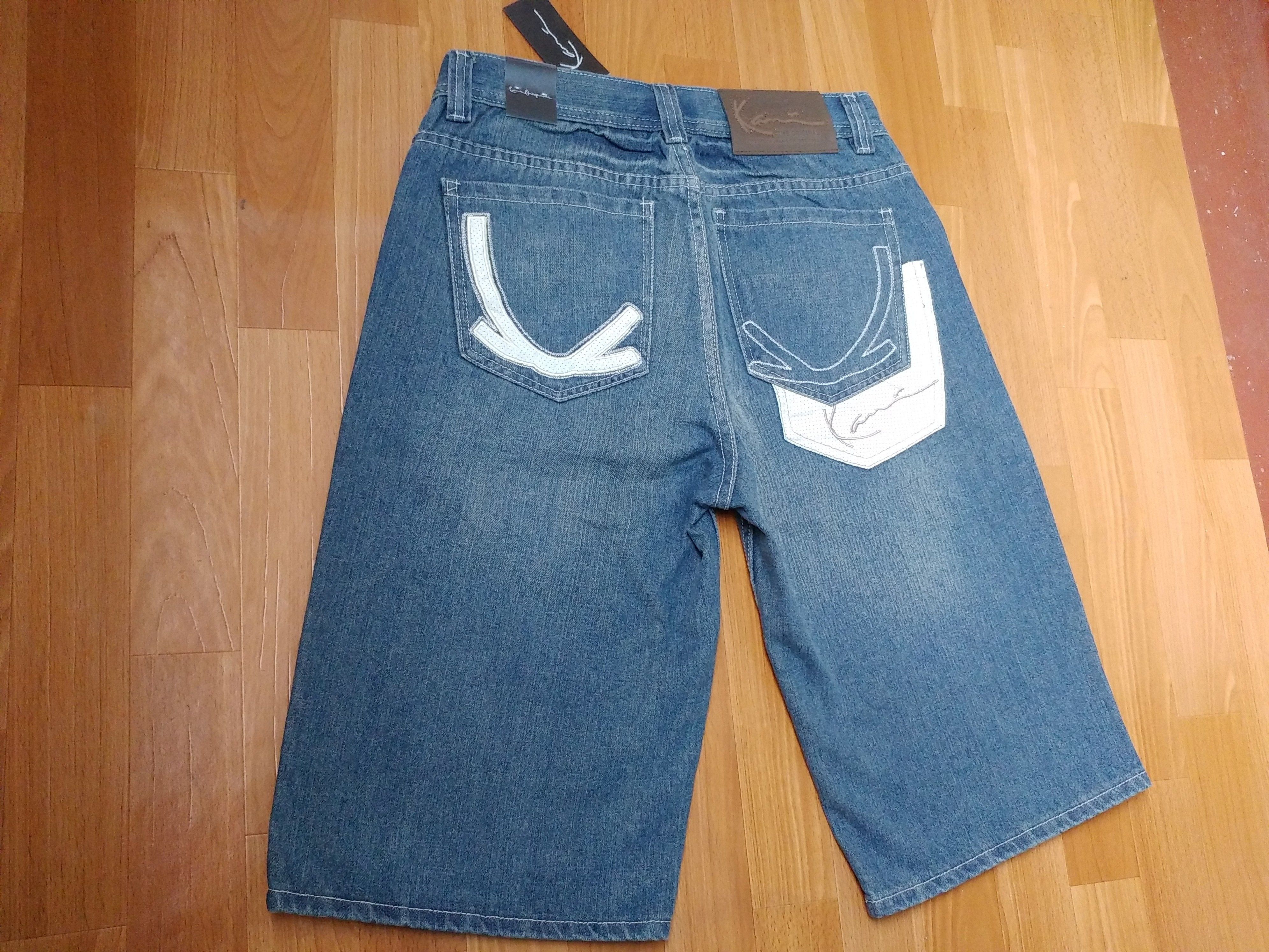 Karl Kani KARL KANI shorts, vintage hip hop baggy jeans, 90s size W 30 Size US 30 / EU 46 - 2 Thumbnail