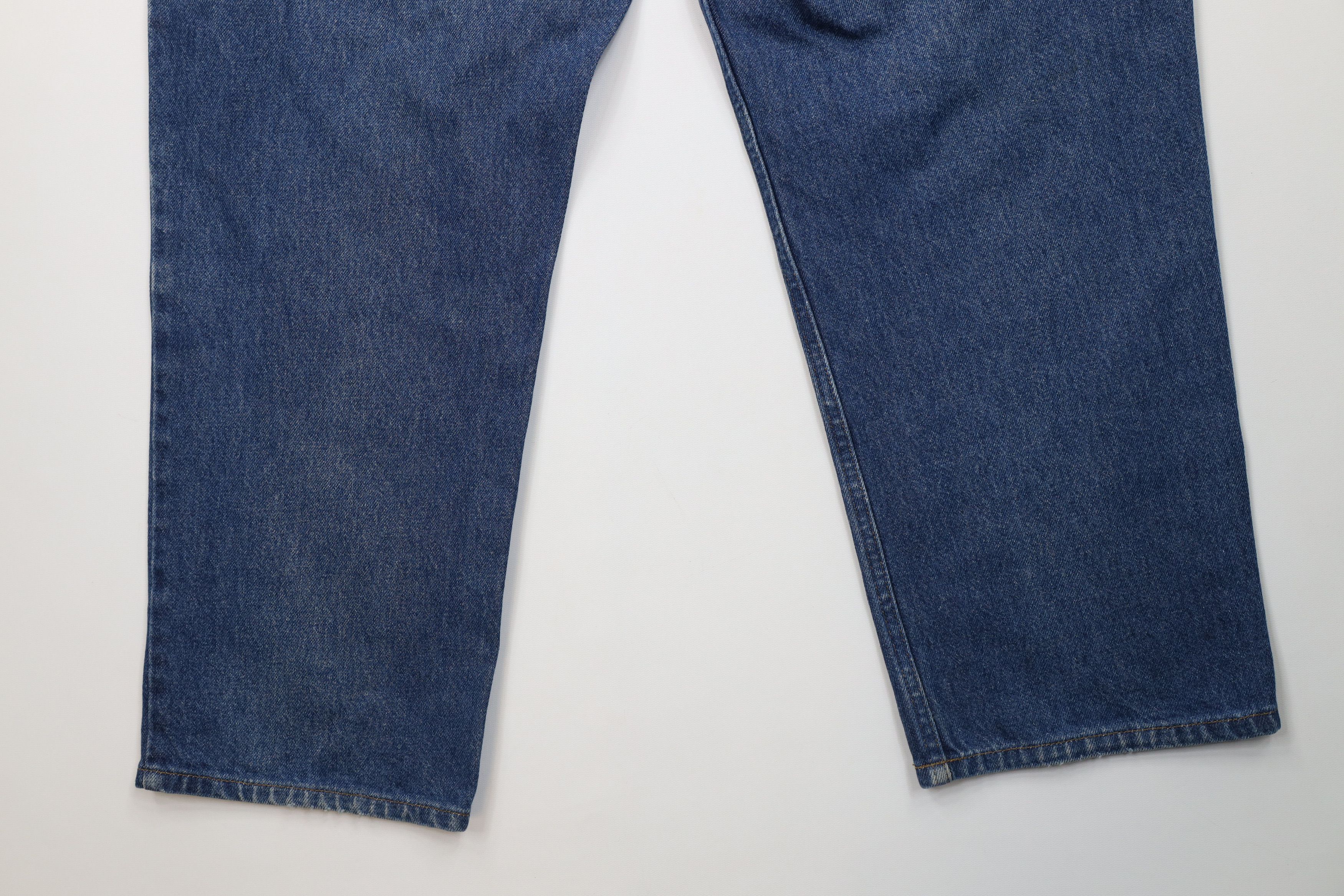 L.L. Bean Vintage Y2K LL Bean Relaxed Fit Denim Jeans Blue Cotton Size US 37 - 14 Thumbnail