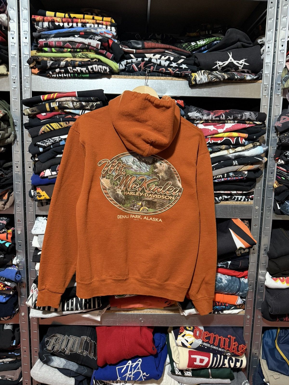 Harley Davidson Vintage 2015 Harley Davidson Alaska Denali Park Hoodie Y2K Size US M / EU 48-50 / 2 - 1 Thumbnail