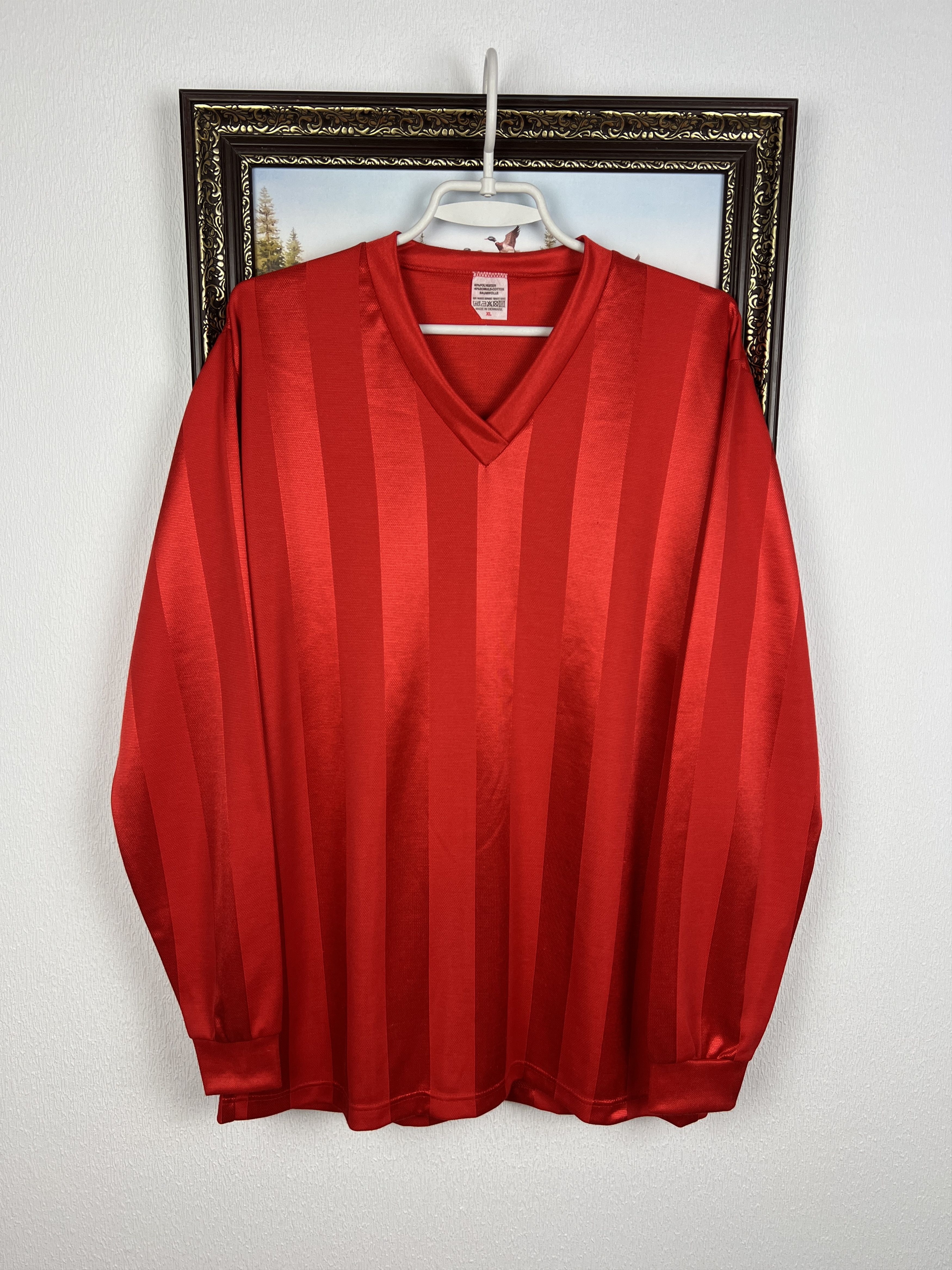Vintage Denmark Football Template Shirt Long Sleeve Jersey Trikot Size US L / EU 52-54 / 3 - 1 Thumbnail