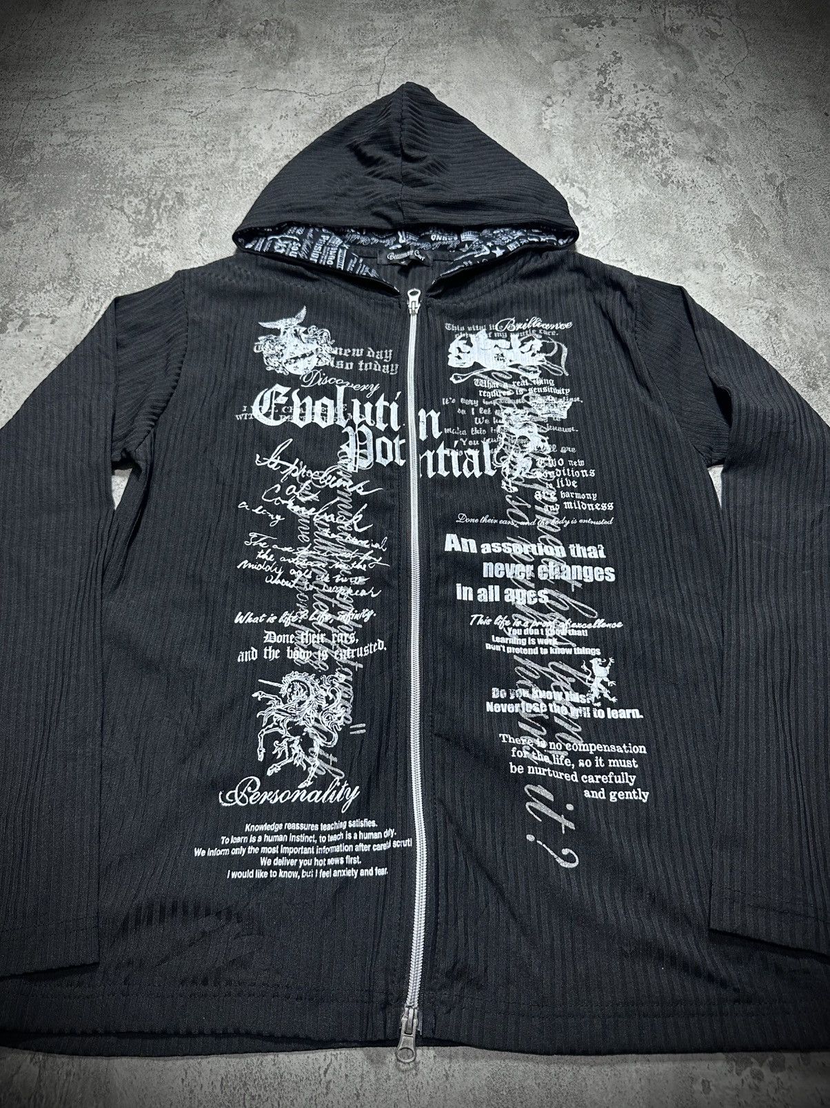 If Six Was Nine Y2K Japanes Beaumon Carr Poem Ifsix Vkei Kmrii Gothic Style Size US L / EU 52-54 / 3 - 2 Thumbnail