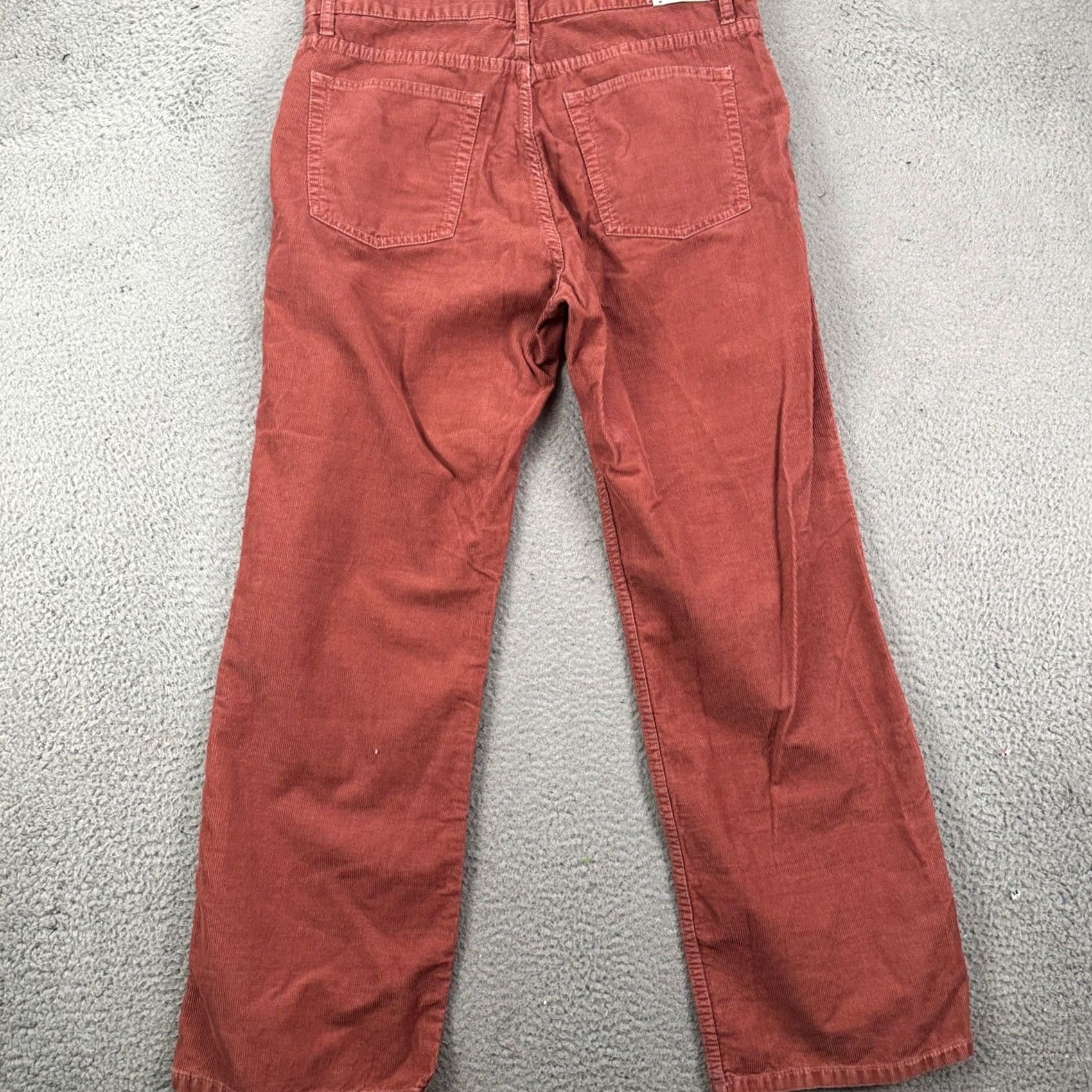 Vintage J Crew Corduroy Pants Mens 35X30 Wash Red Boot Cut Leg Pocket Casual Outdoor NEW Size US 35 - 3 Thumbnail