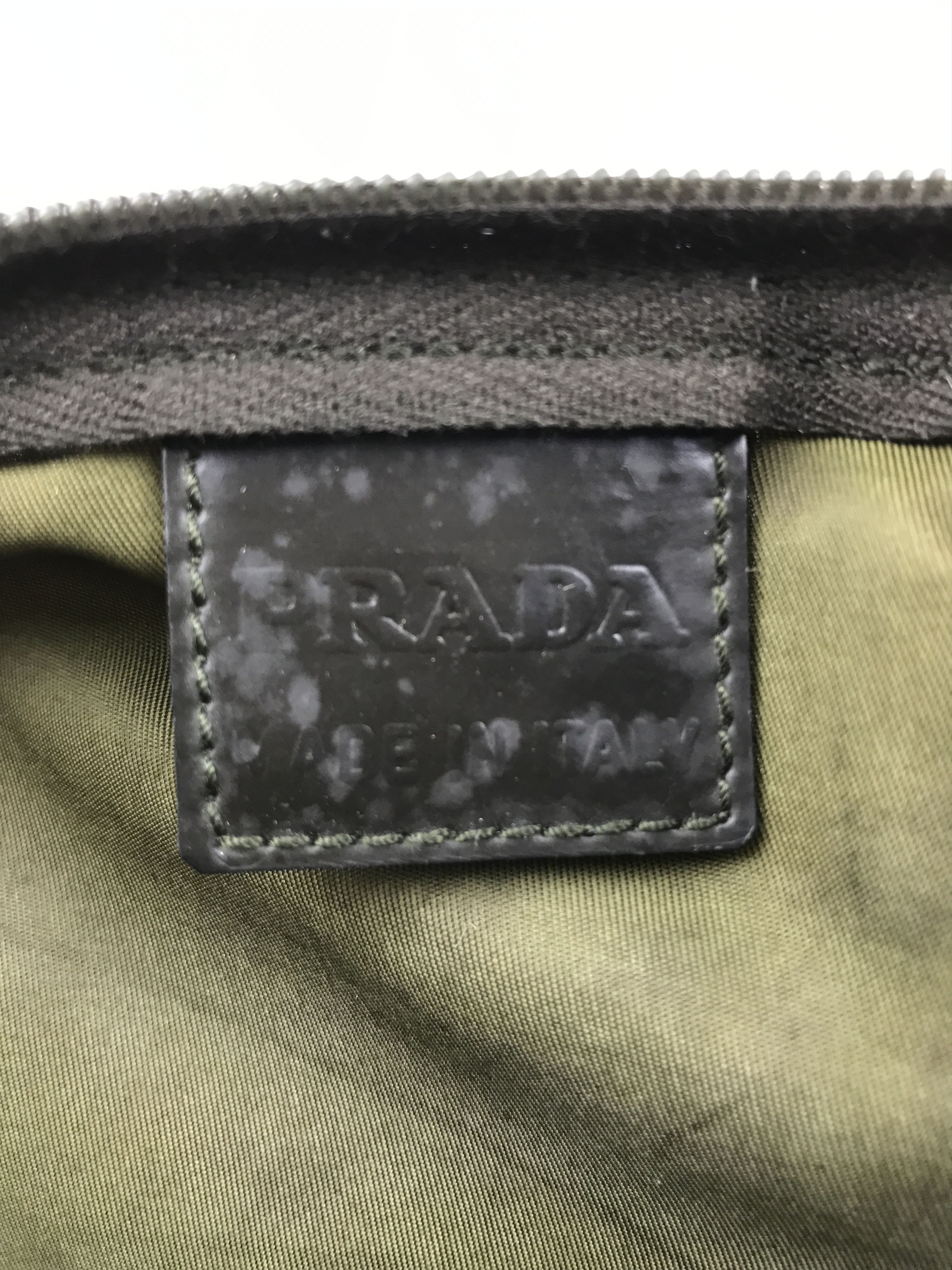 Prada × Vintage Vintage Prada Nylon Clutch Bag Size ONE SIZE - 13 Thumbnail