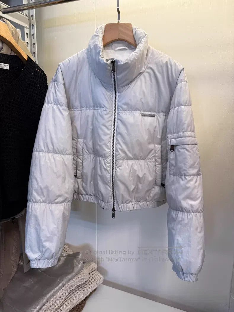 Brunello Cucinelli Brunello Cucinelli Beaded Goose Down Jacket Size S / US 4 / IT 40 - 2 Thumbnail