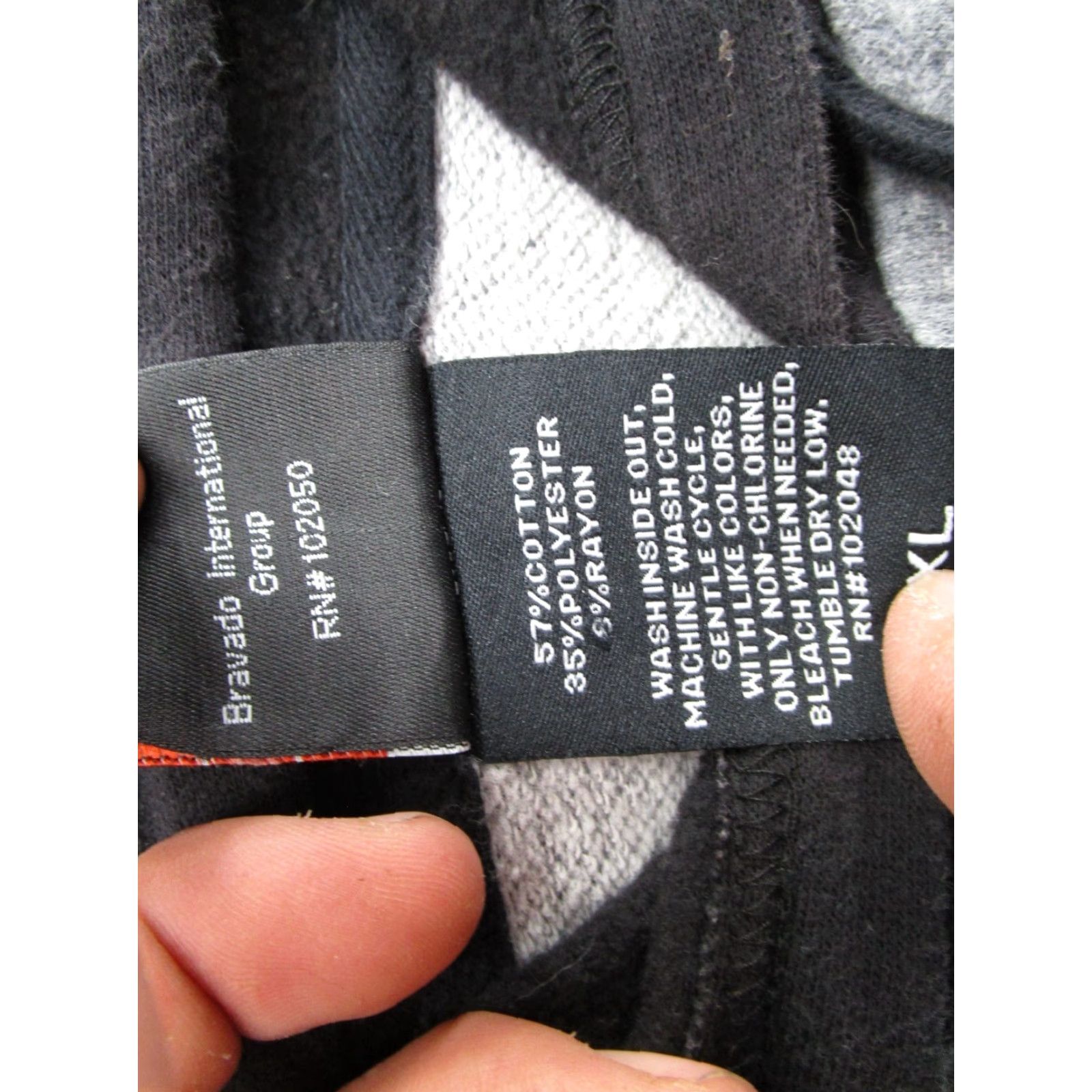 Harley Davidson Harley-Davidson Women's Full Zip Hoodie Sweatshirt XL Motorcycle Riding Multicolor Black Size XL / US 12-14 / IT 48-50 - 3 Thumbnail