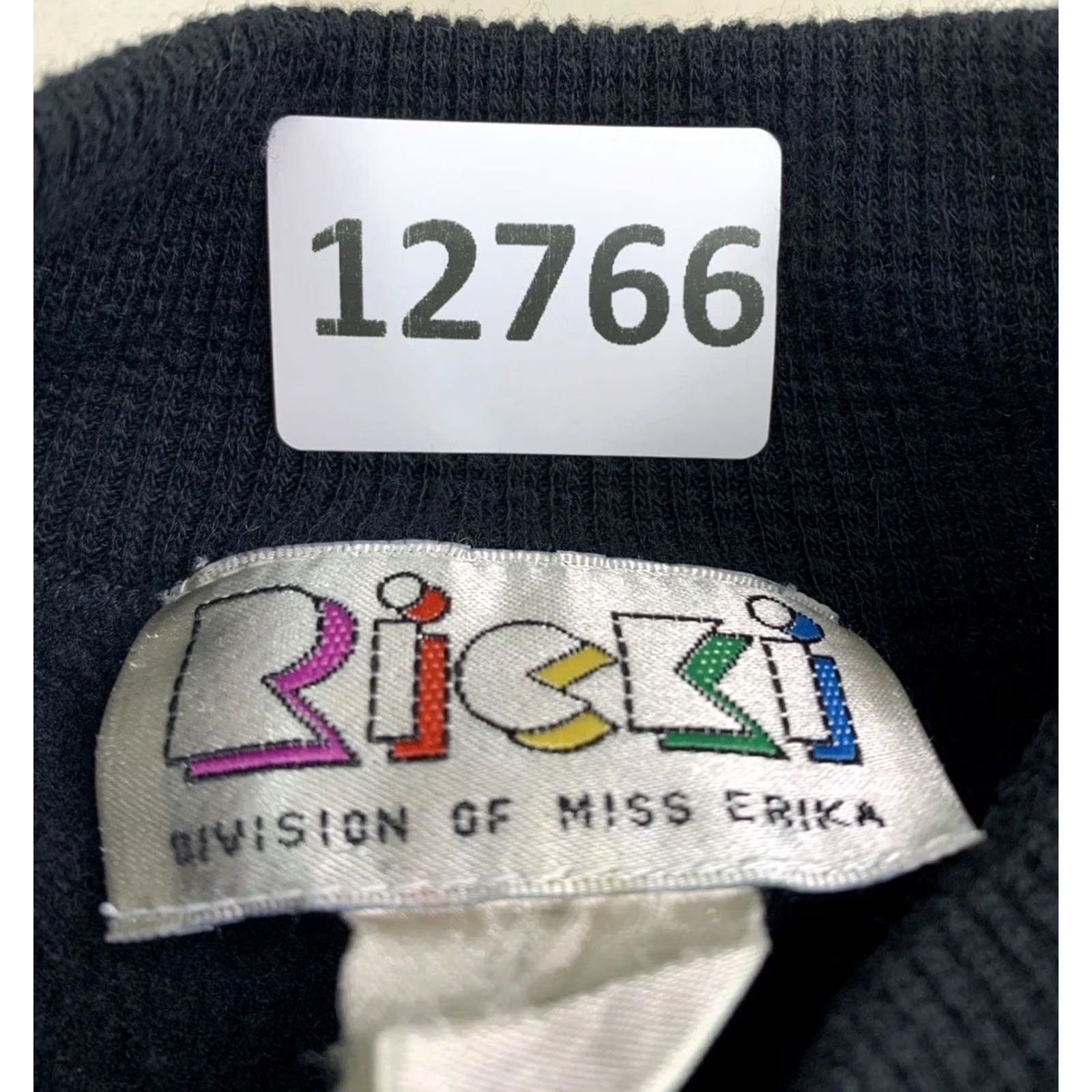 Vintage VINTAGE Ricki Division Of Ericka Black 3/4 Sleeve Snowflake Sweater L Womens Snowflake 80s Pullover High Neck Cotton Blend Swing KU Size L / US 10 / IT 46 - 5 Thumbnail