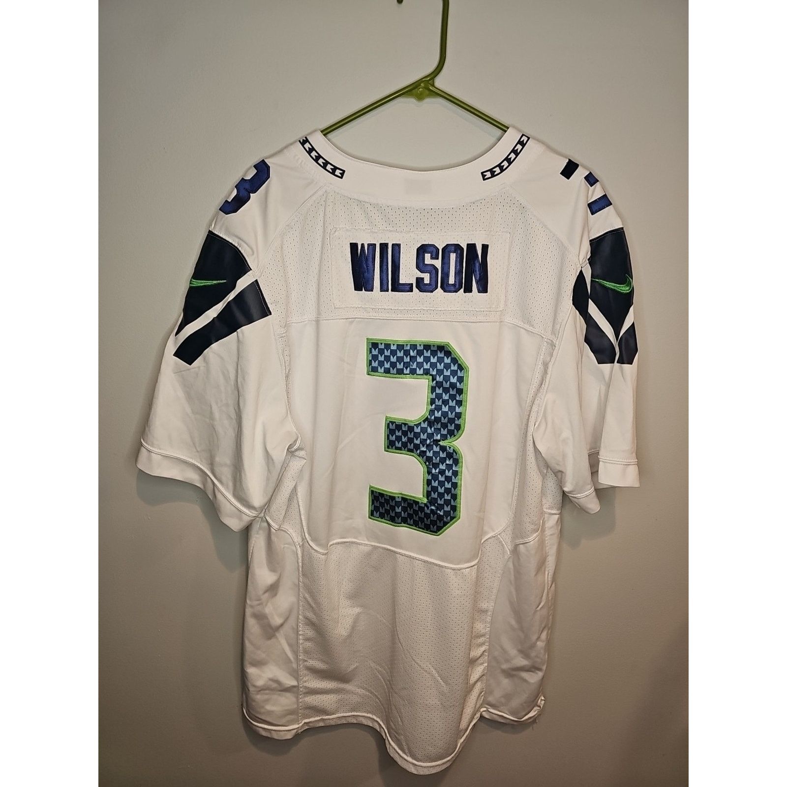 Nike Nike Sewn Seattle Seahawks Russell Wilson #3 Jersey Size 52 Size US XXL / EU 58 / 5 - 9 Thumbnail