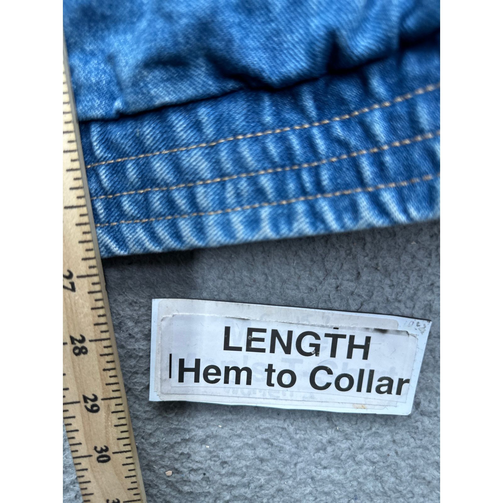 Other VTG Current Seen Denim Floral Lined Zip Bomber Jacket 18W 2X Size XXL / US 16-18 / IT 52-54 - 9 Thumbnail