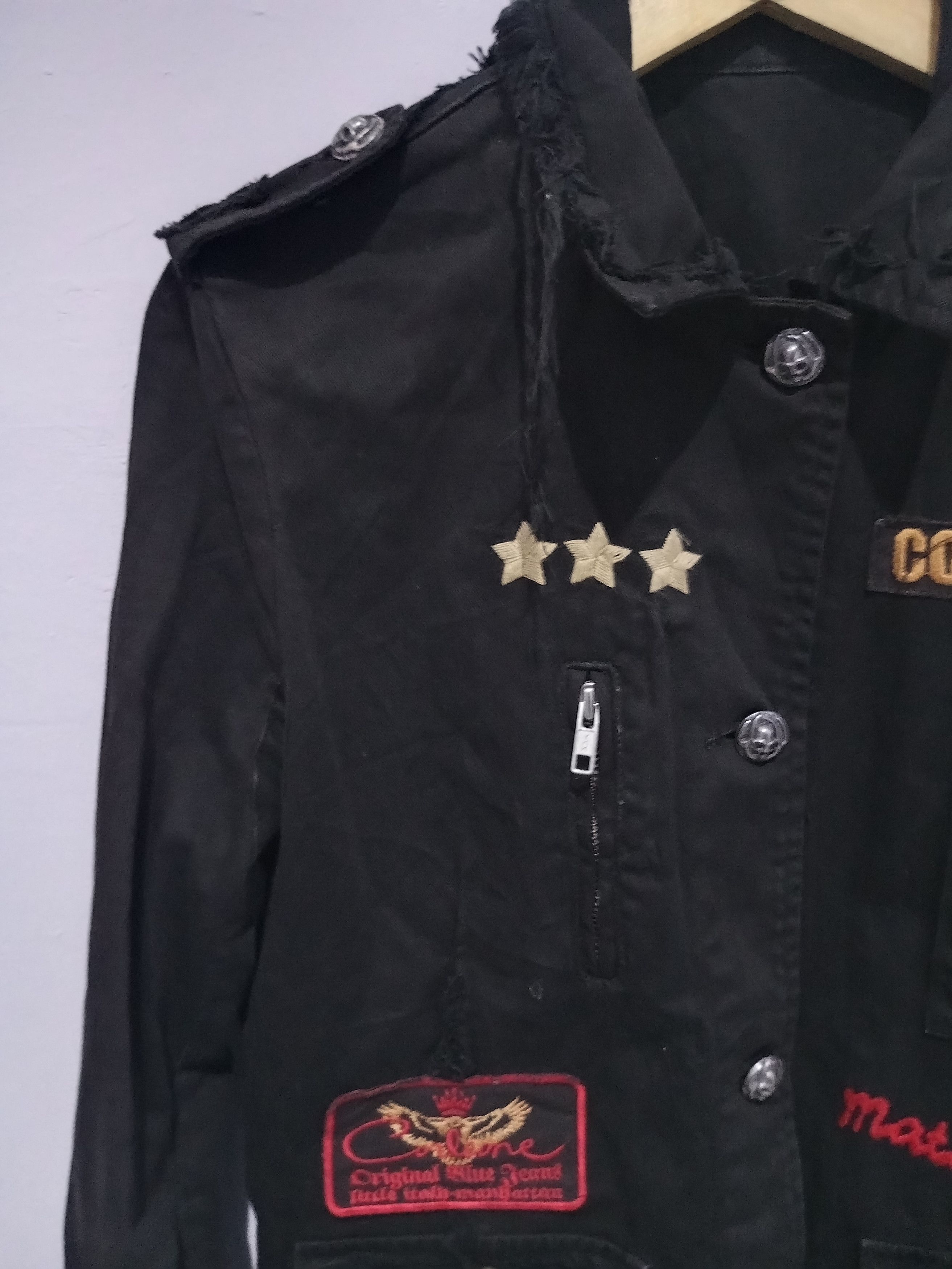 20471120 Vintage Corleone studded embroidery denim jacket Size US M / EU 48-50 / 2 - 7 Thumbnail