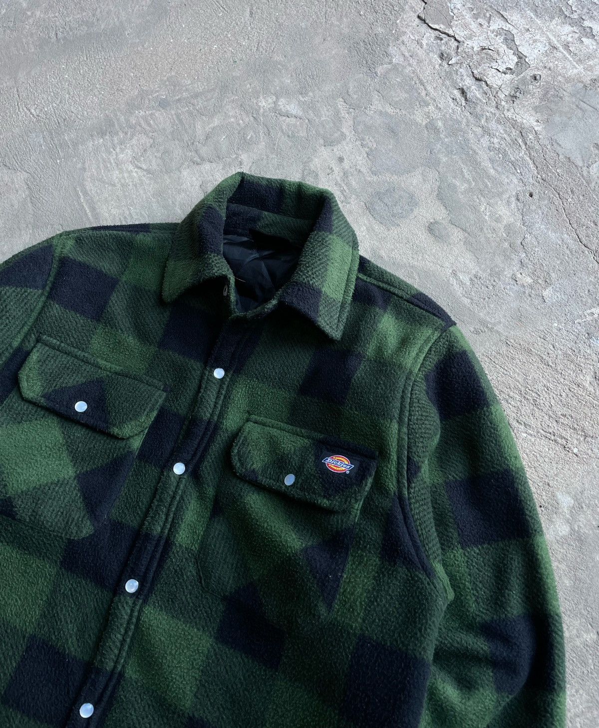 Dickies × Vintage Vintage Dickies Flannel Fleece Jacket Overshirt Y2K Size US M / EU 48-50 / 2 - 3 Thumbnail