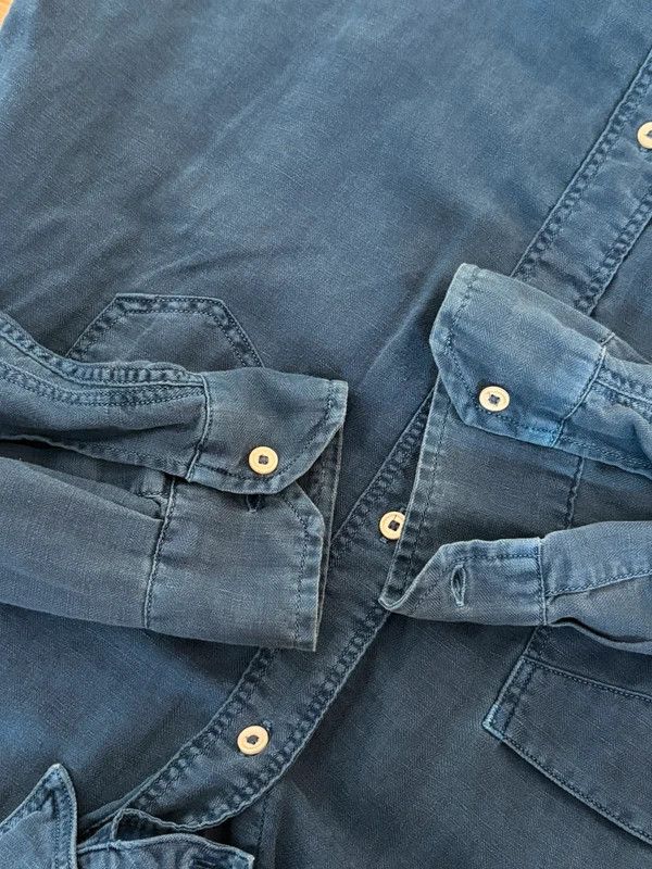 Levi's Vintage Clothing LVC 1920s Indigo dyed Sunset small shirt Size US S / EU 44-46 / 1 - 5 Thumbnail