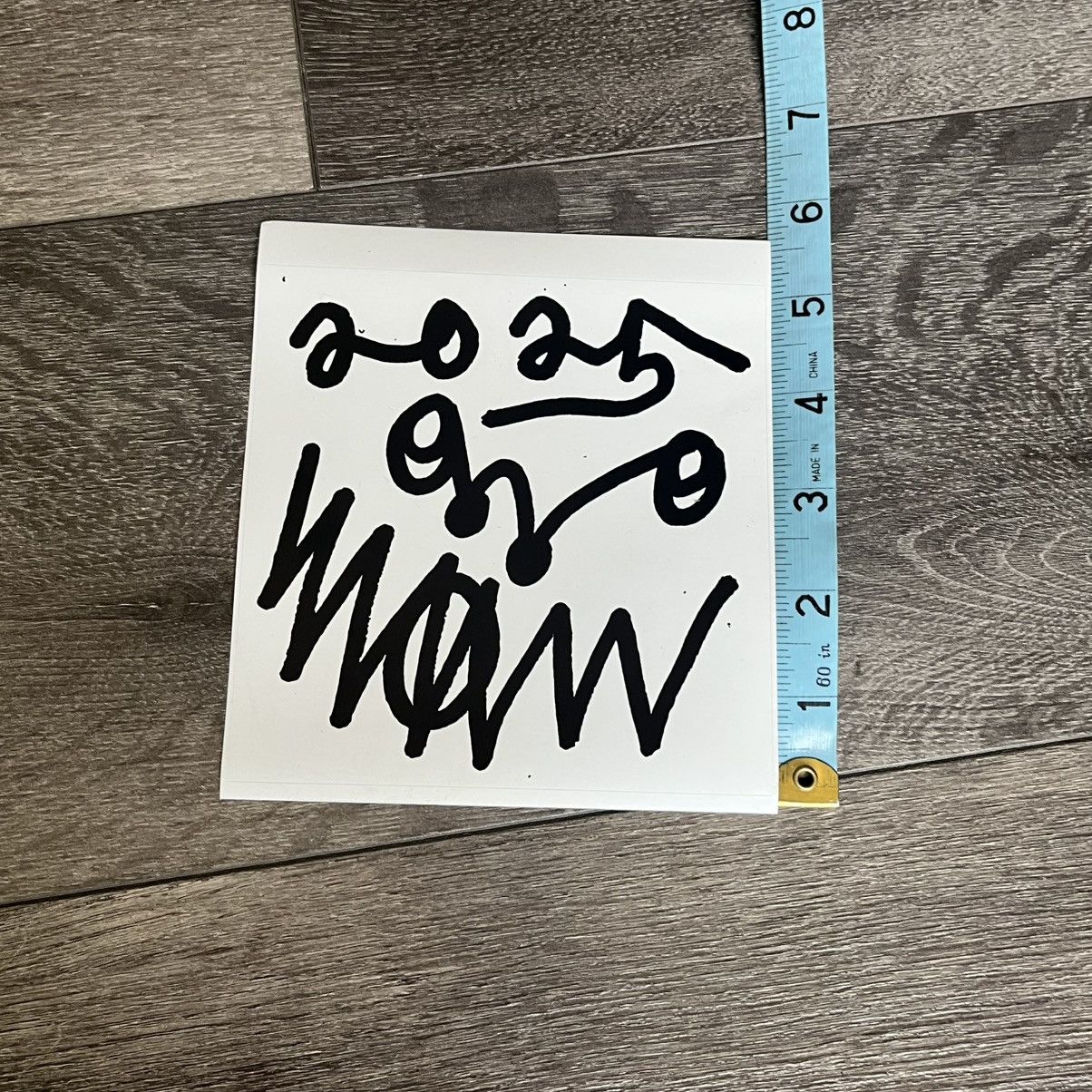 Asspizza Asspizza 2025 White and Black Small Sticker 5” Size ONE SIZE - 3 Thumbnail