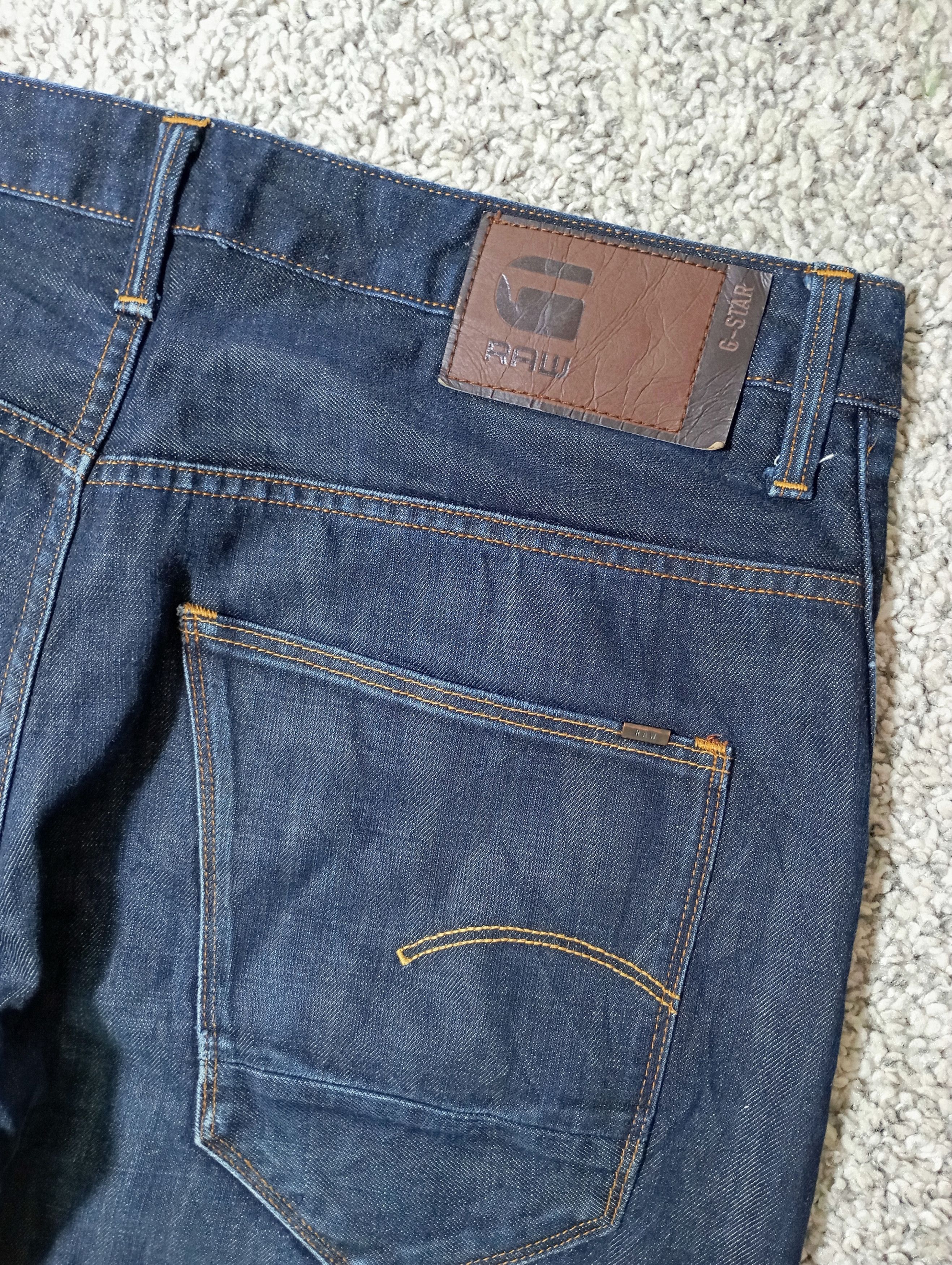 G-Star × Japanese Brand × Vintage Vintage G Star Raw Arc 3D Tapered Denim Pants Jeans Size US 34 / EU 50 - 7 Thumbnail