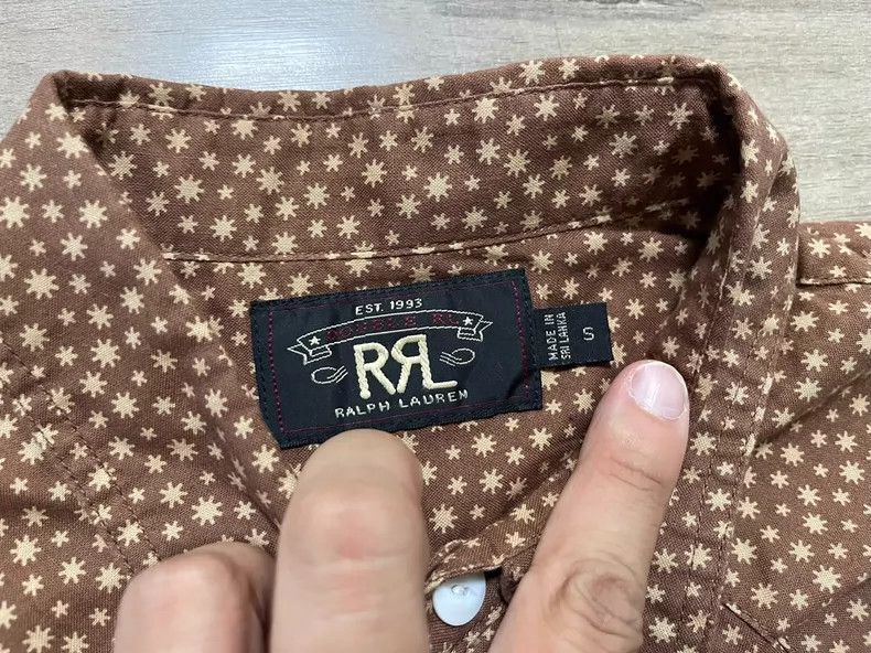 RRL Ralph Lauren RRL Ralph Lauren Exclusive Little Star Western Shirt Size US S / EU 44-46 / 1 - 3 Thumbnail