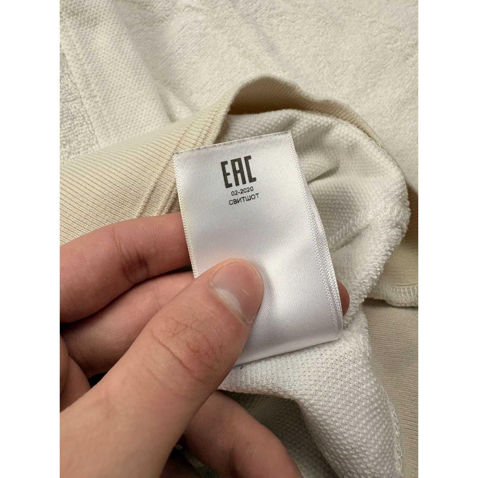 Orlebar Brown ORLEBAR BROWN Cream Terry Cloth Sweatshirt Size M Made in Po Size US M / EU 48-50 / 2 - 10 Thumbnail