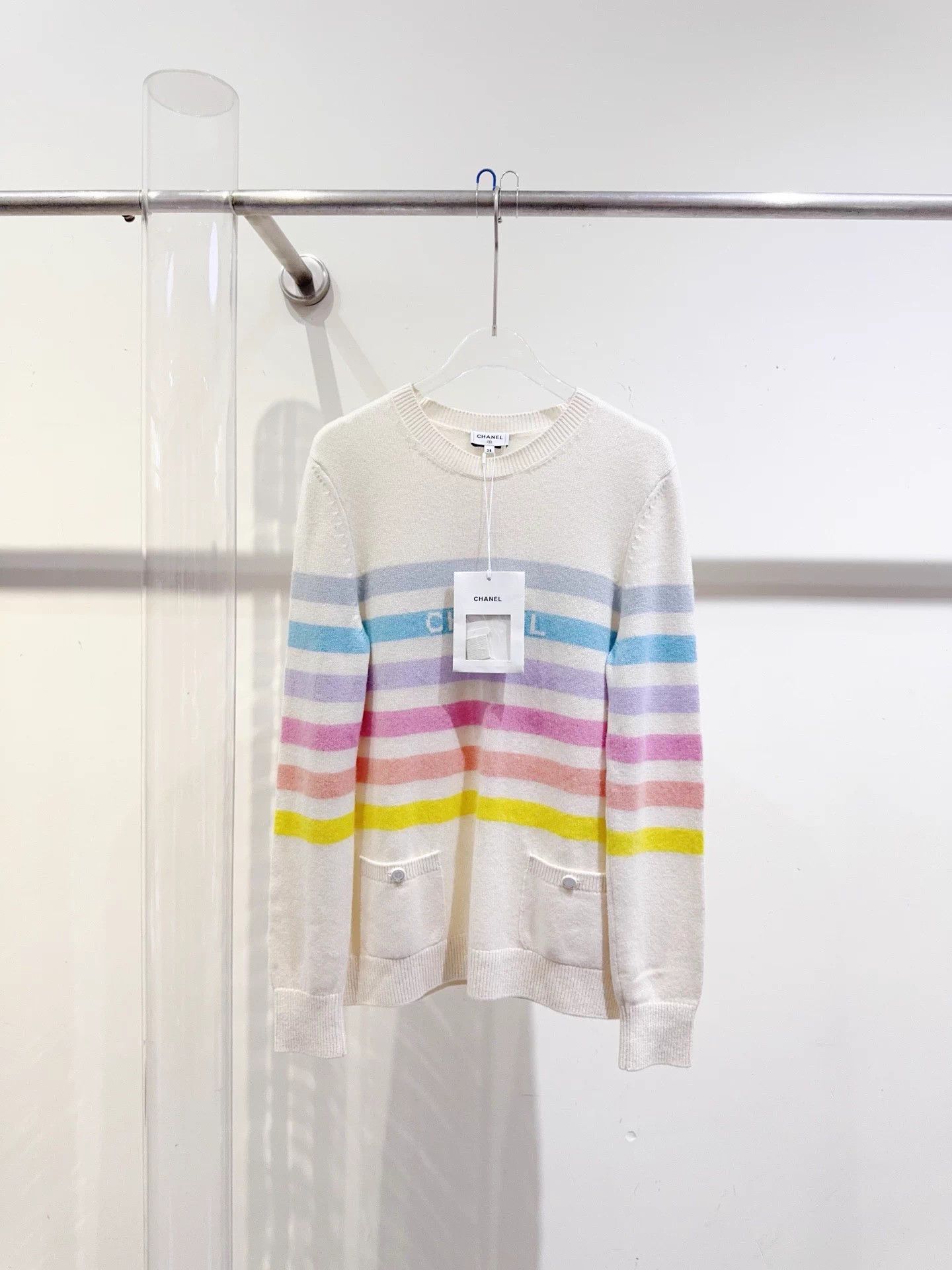 Chanel Chanel New Rainbow Sweater 38 Women's Size S / US 4 / IT 40 - 1 Thumbnail