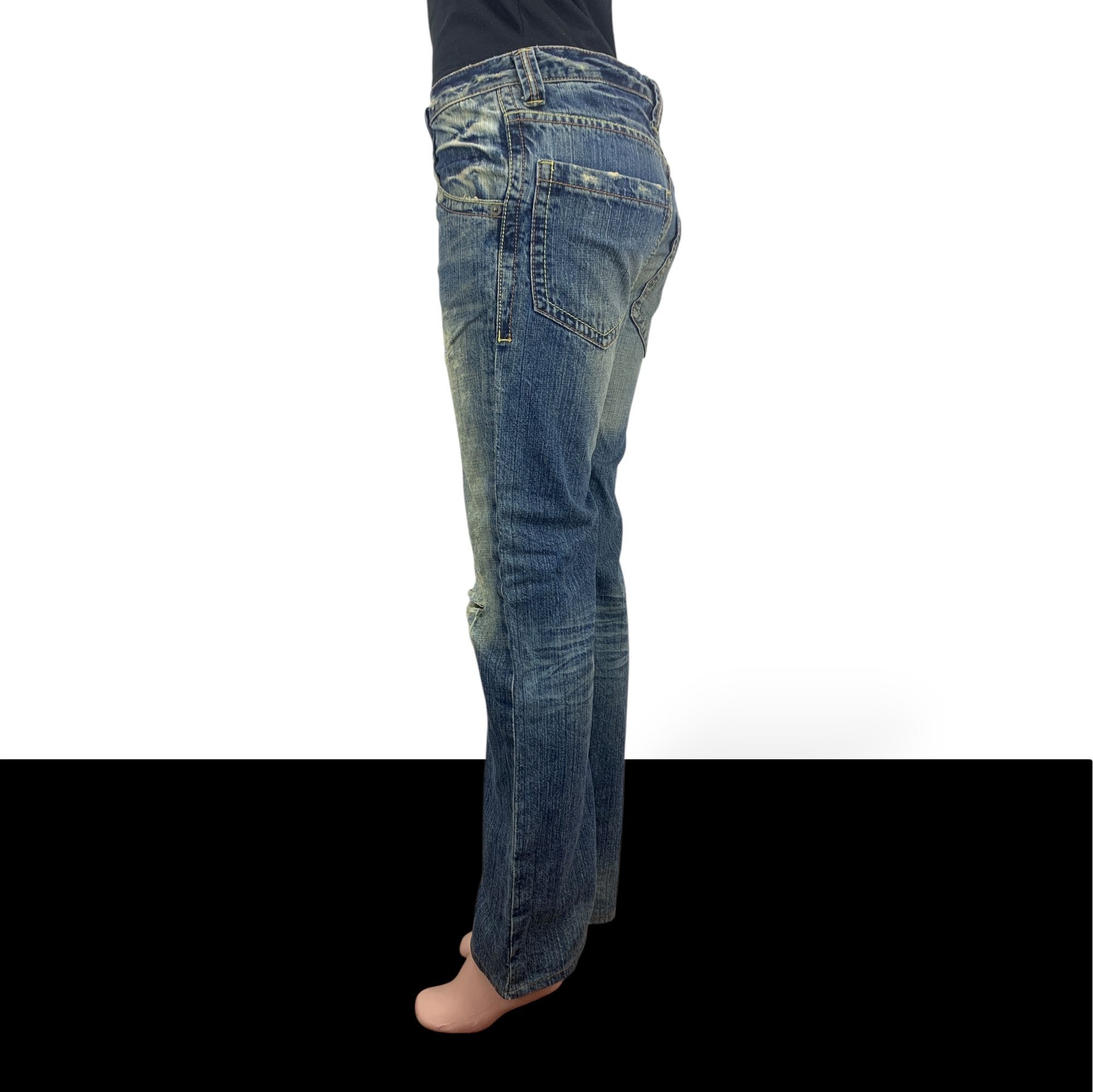 Vanquish Vanquish Denim Jeans Japanese Distressed Jeans Pants Size US 33 - 2 Thumbnail