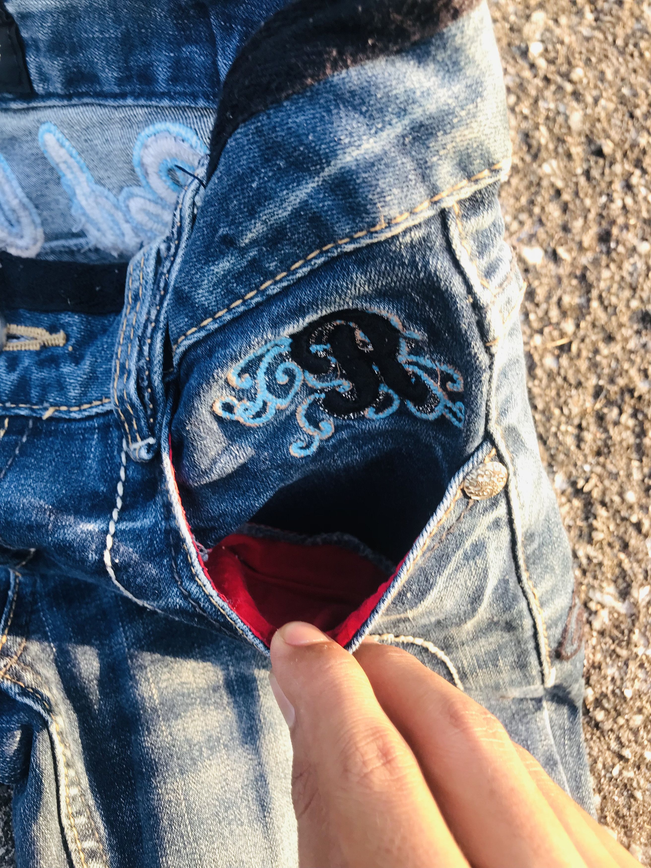 Japanese Brand 🔥Red Pepper butterfly back hit flared jeans Size 28" / US 6 / IT 42 - 11 Thumbnail