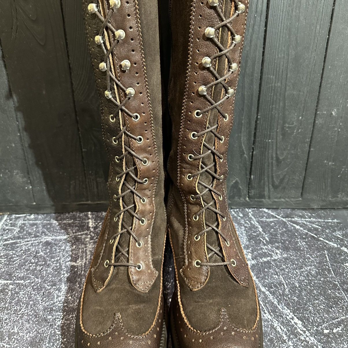 Max Mara MAX MARA - Women’s Brown Suede/Leather Boots Size 38 Size US 8 / IT 38 - 6 Thumbnail