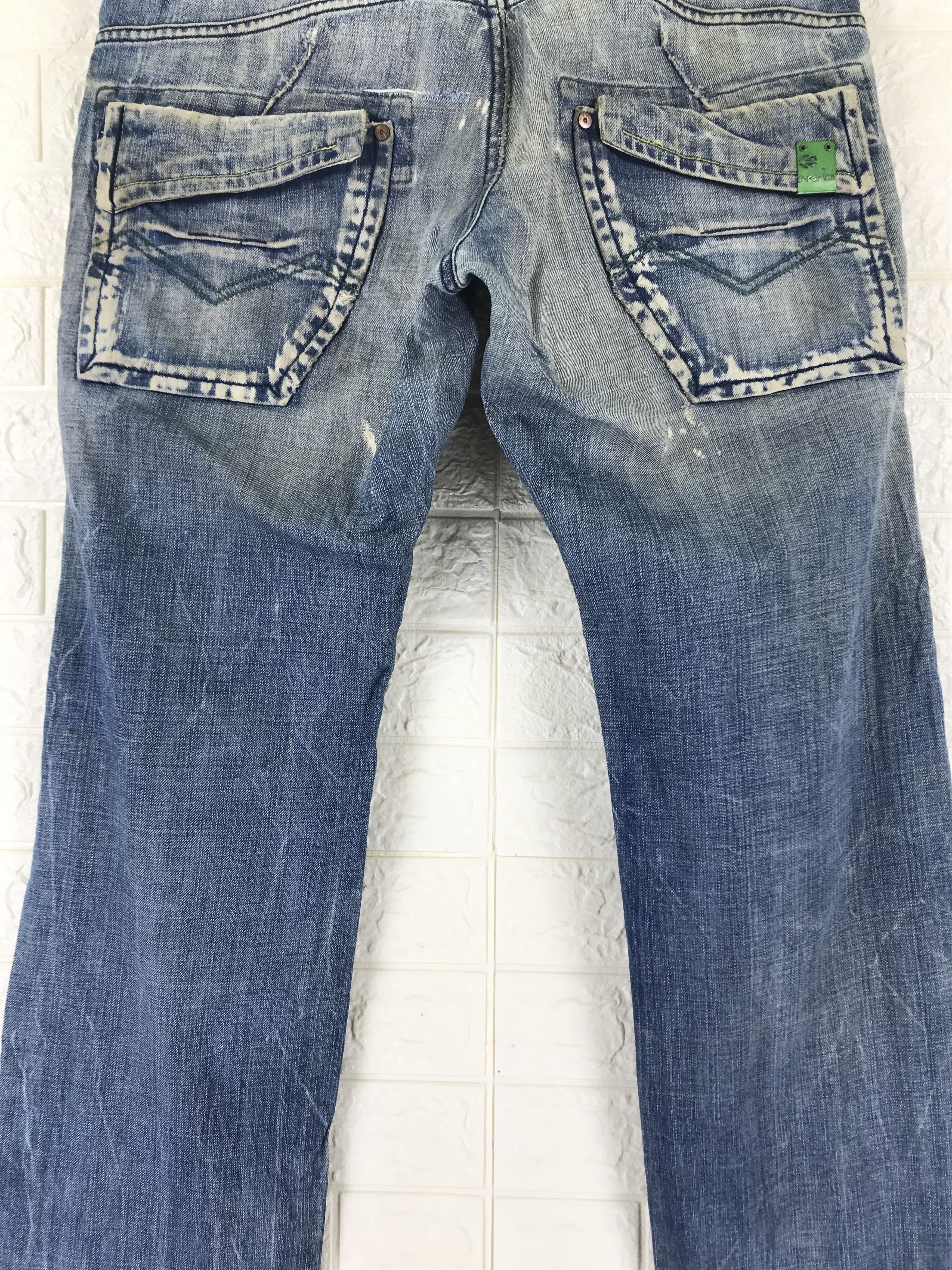 Energie Vintage Energie Faded Blue Bush Jeans Size US 34 / EU 50 - 7 Thumbnail