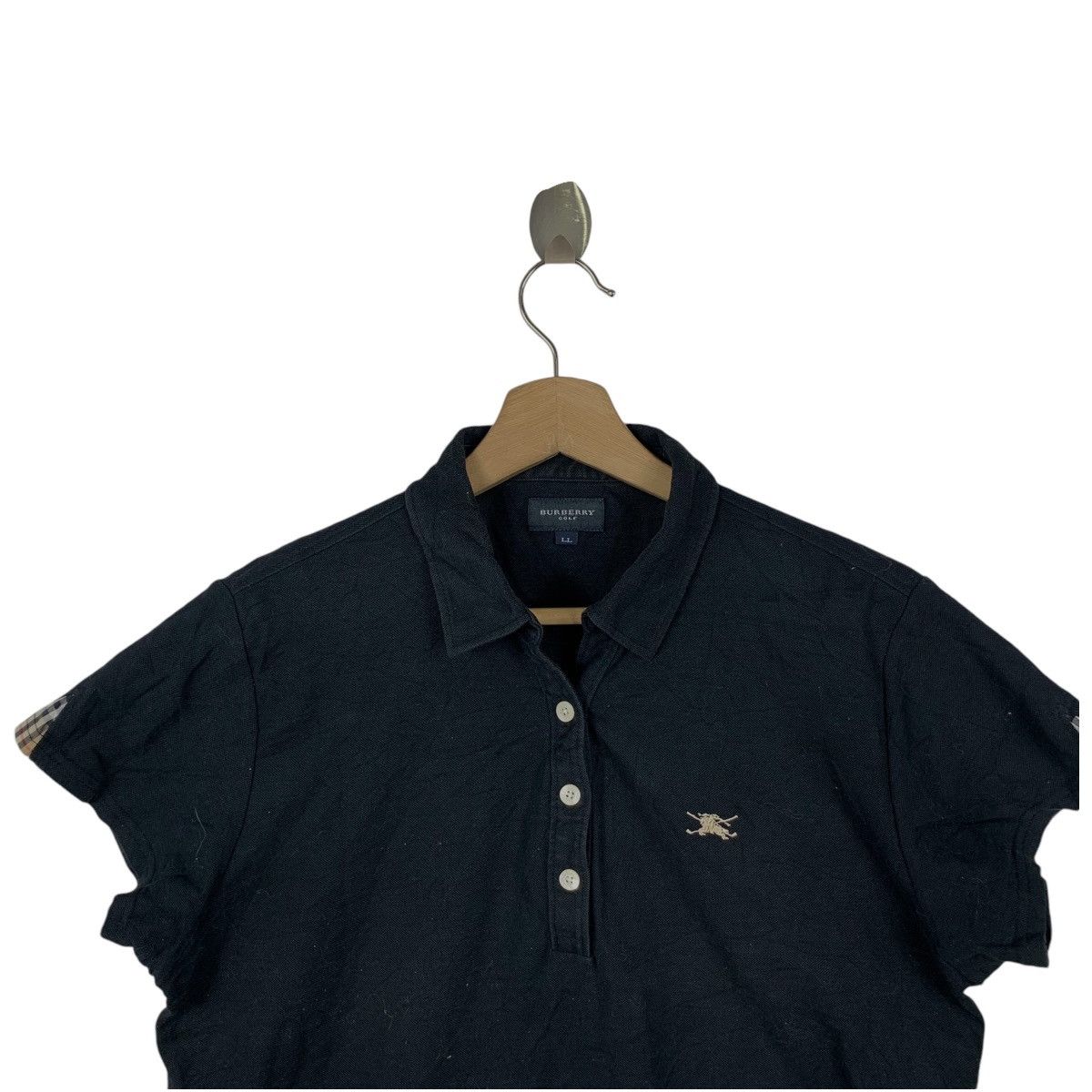 Burberry Vintage BURBERRY LONDON GOLF Collection Polo Tee Shirt Size L / US 10 / IT 46 - 2 Thumbnail