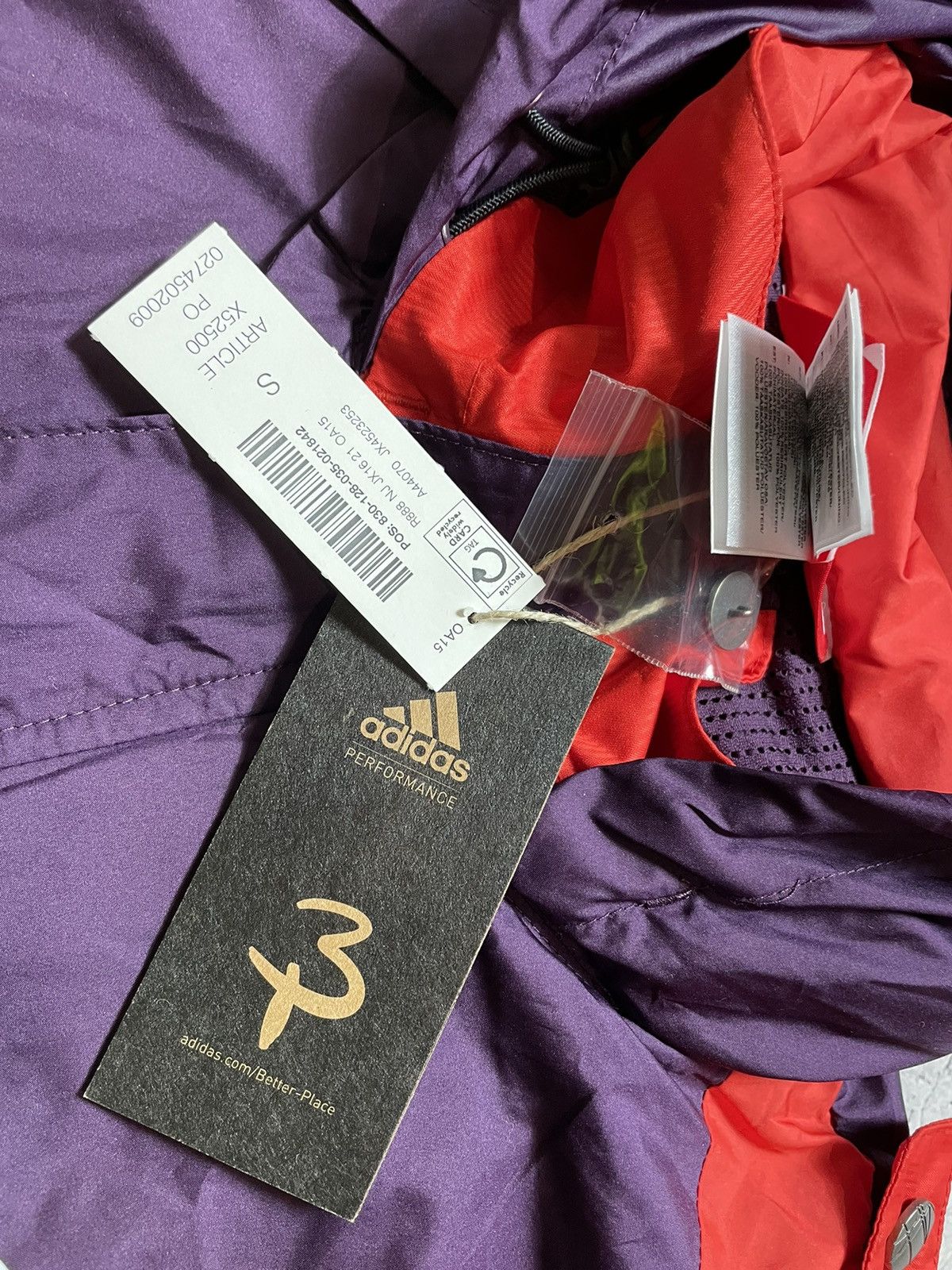 Adidas New Adidas London 2012 Big Logo Y2K Nylon Jacket Size US S / EU 44-46 / 1 - 10 Thumbnail